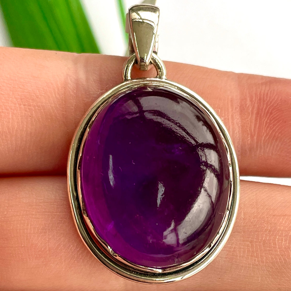 Amethyst St.Silver Pendant - SP177