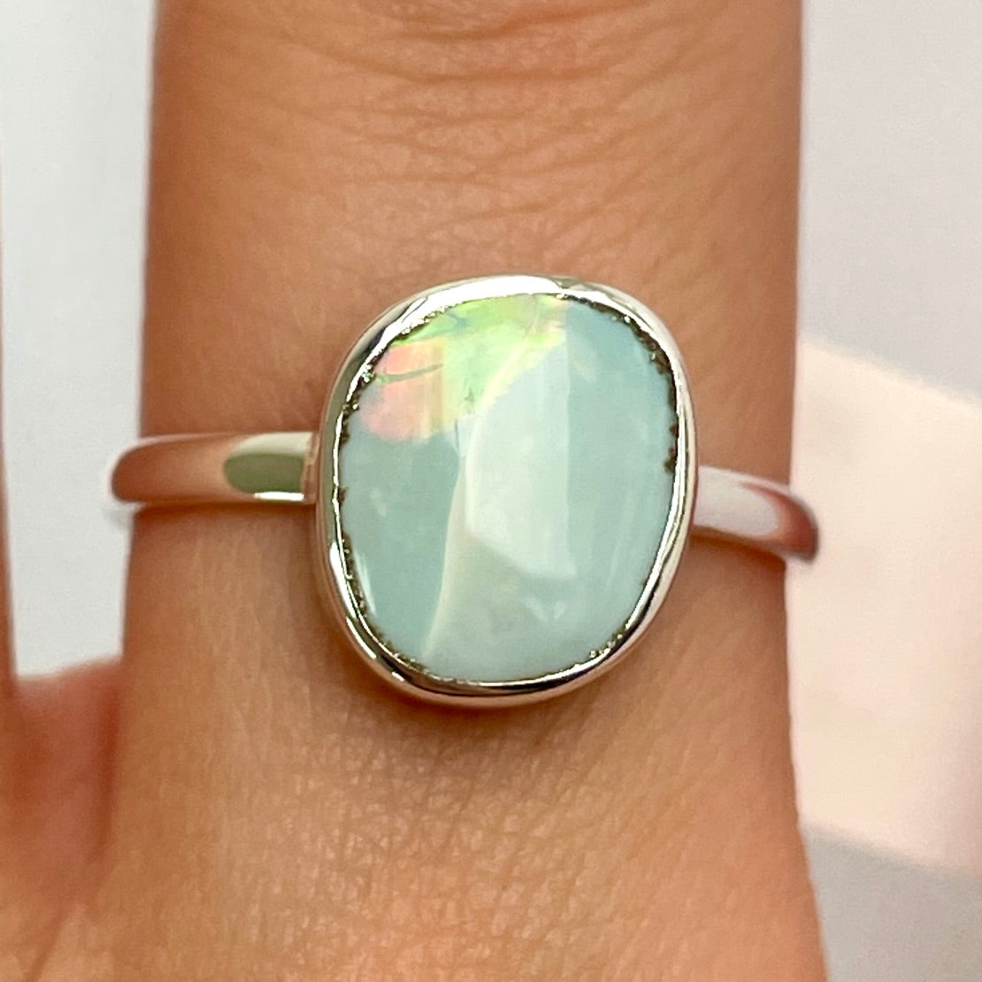 Opal Sterling Silver Ring - OR13