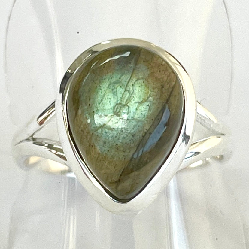 Labradorite St.Silver Ring - SR16 Size 9