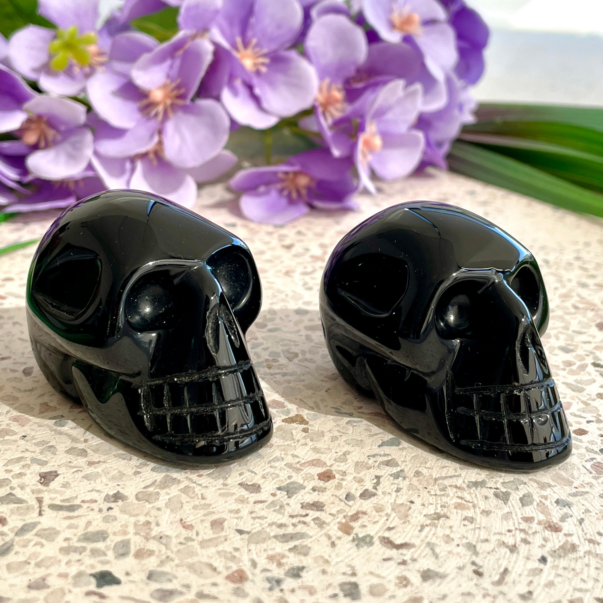 Black Obsidian Skull - 5cm