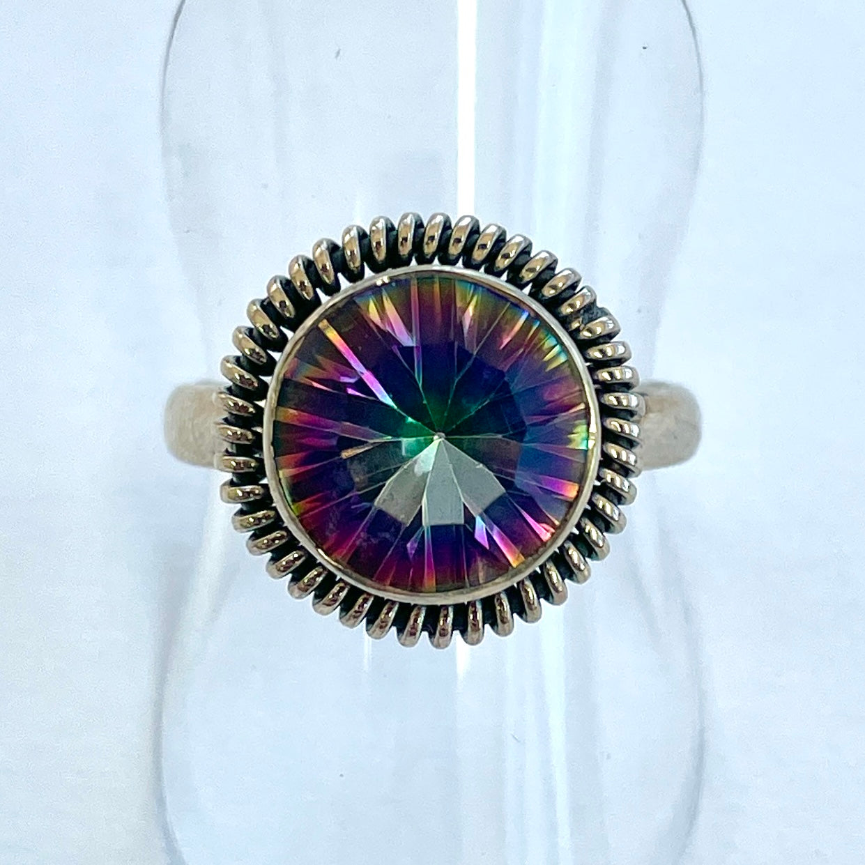 Mystic Quartz Sterling Silver Ring - MQ19