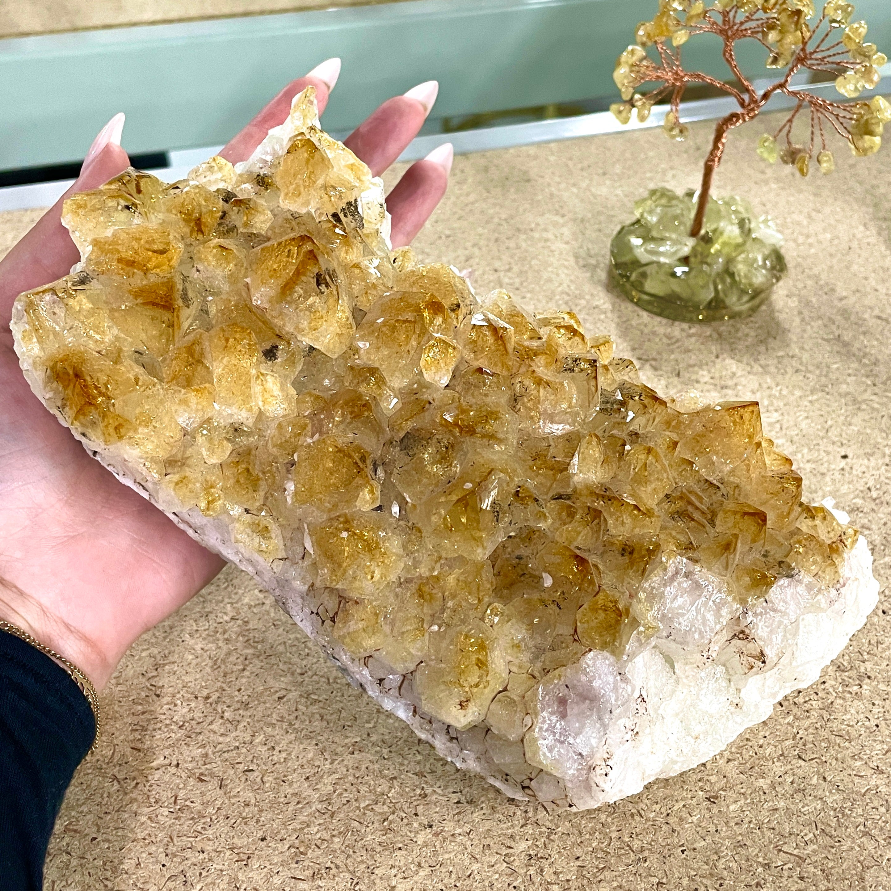 Citrine Cluster - 16