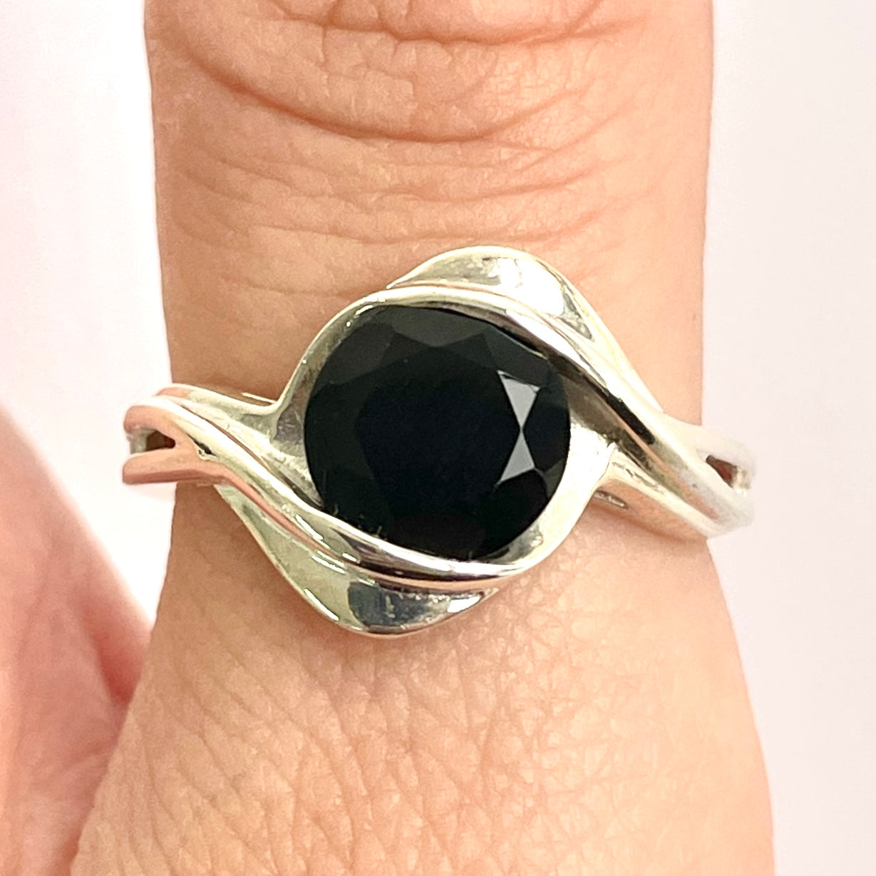 Black Onyx St. Silver Ring - ON1