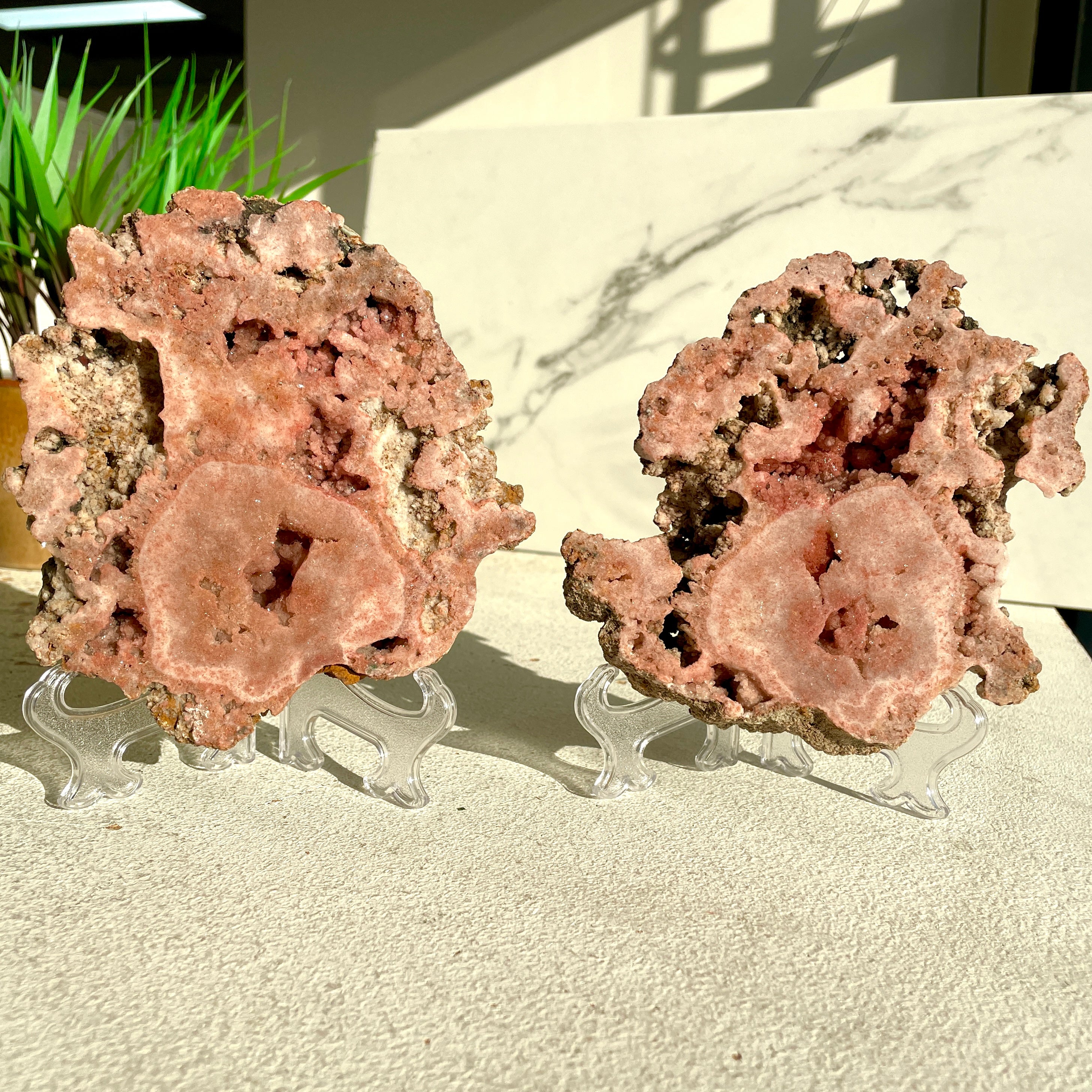 Pink Amethyst Pair - E