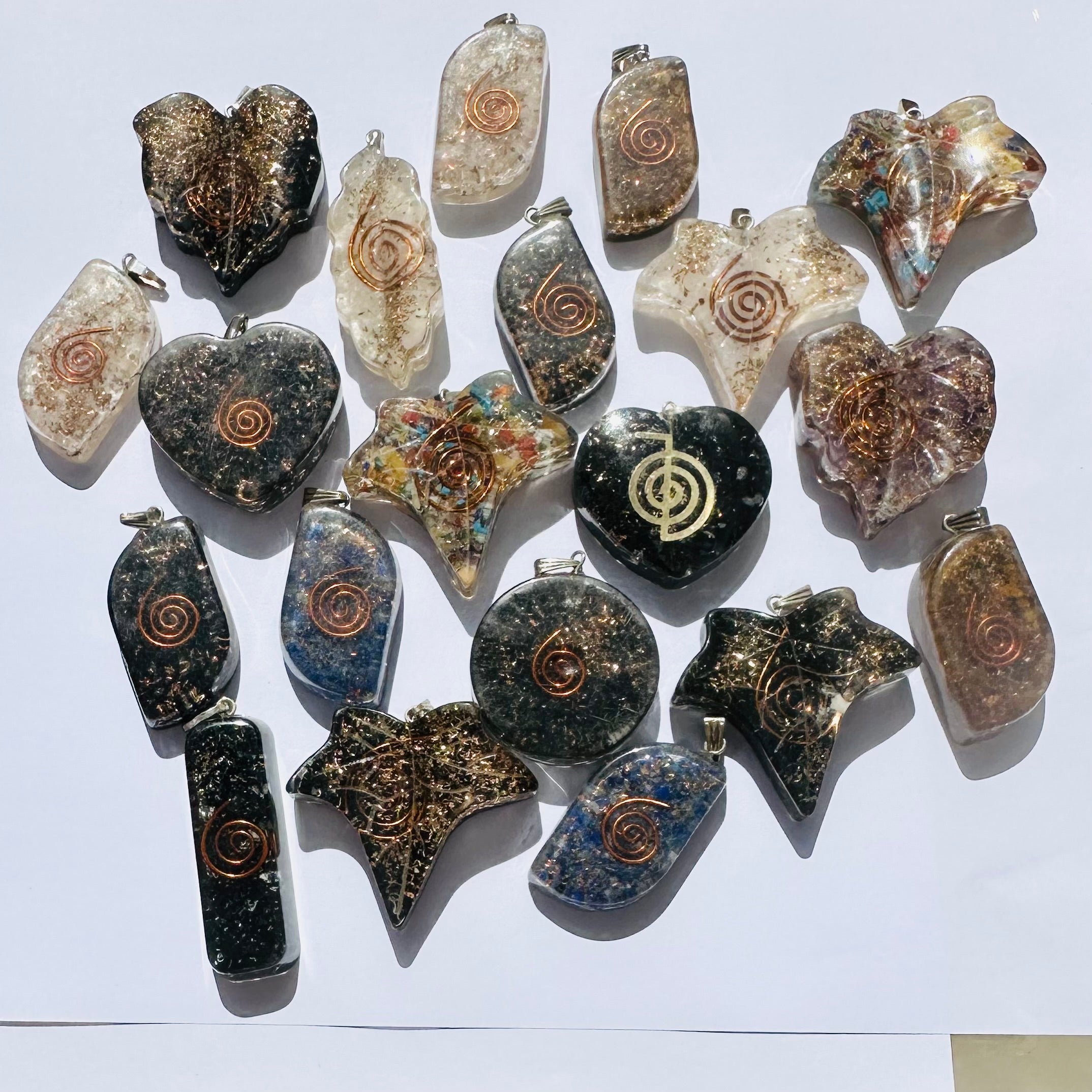 Orgonite Mix Pendants-20pc