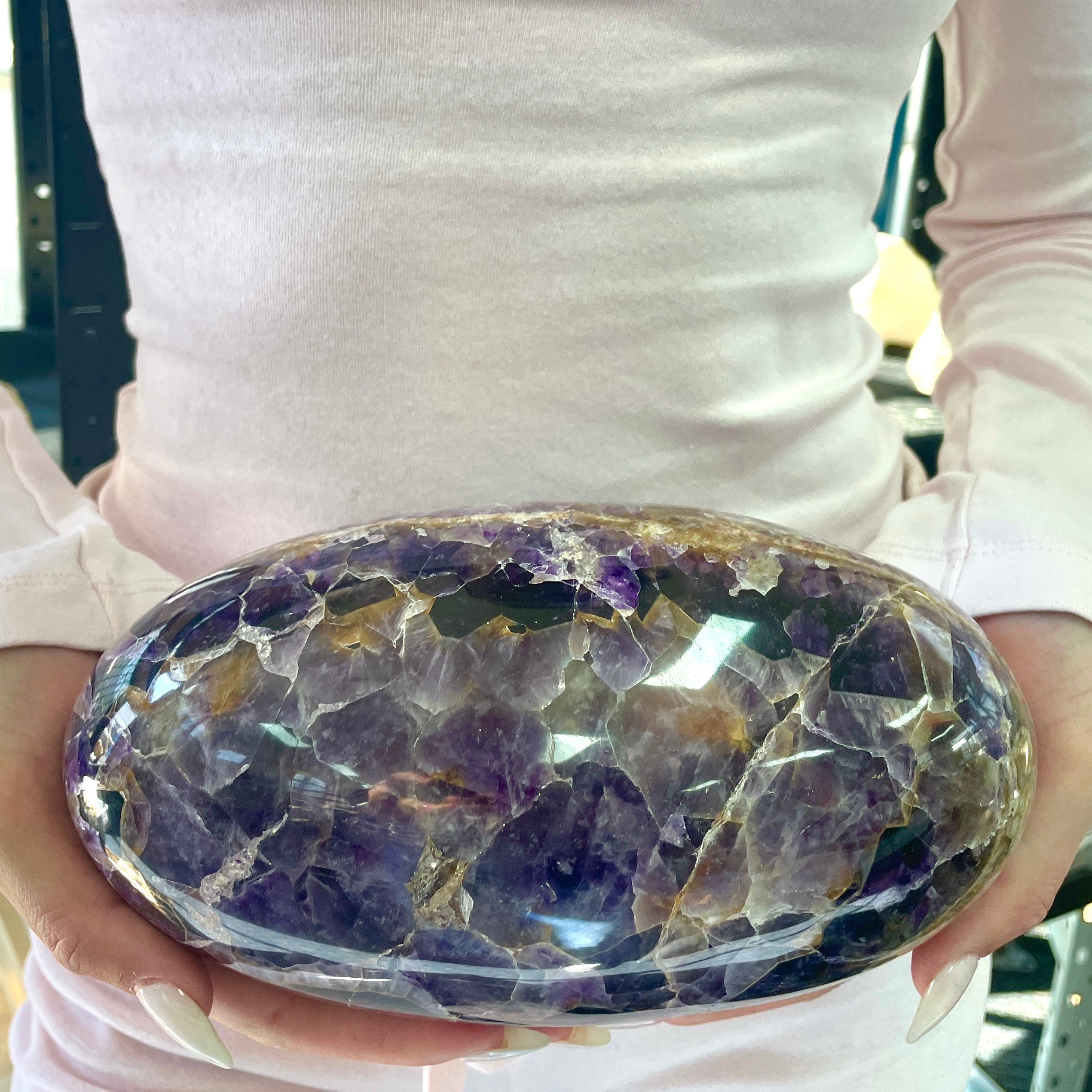 Amethyst Chevron Oval - 38
