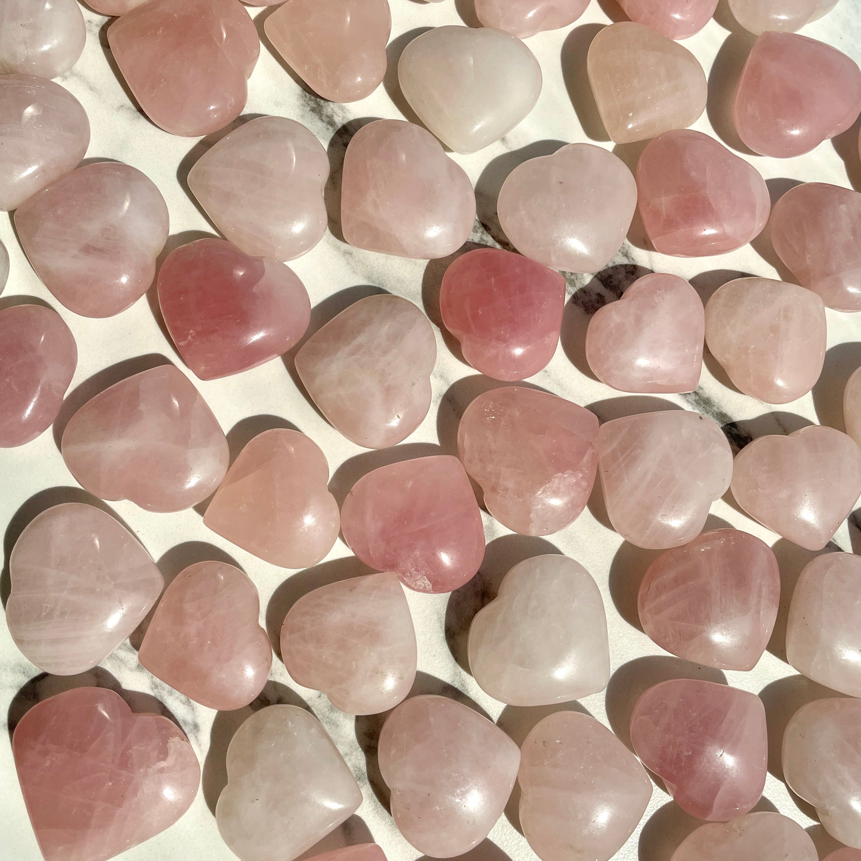 Rose Quartz Heart 3-4cm (IN)