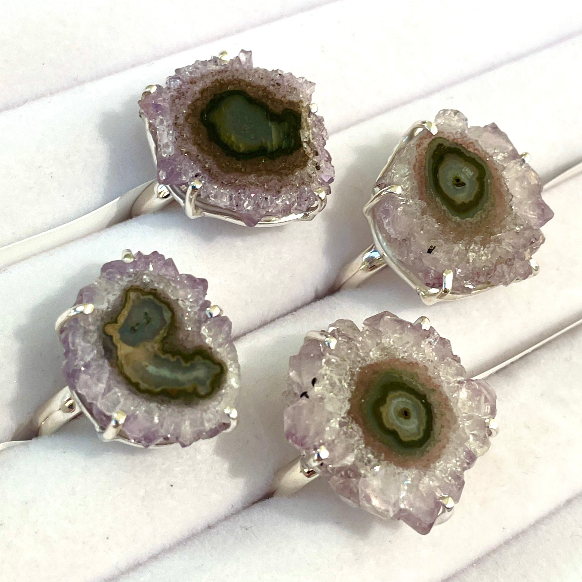 Amethyst Stalactite LRG - St. Silver Ring