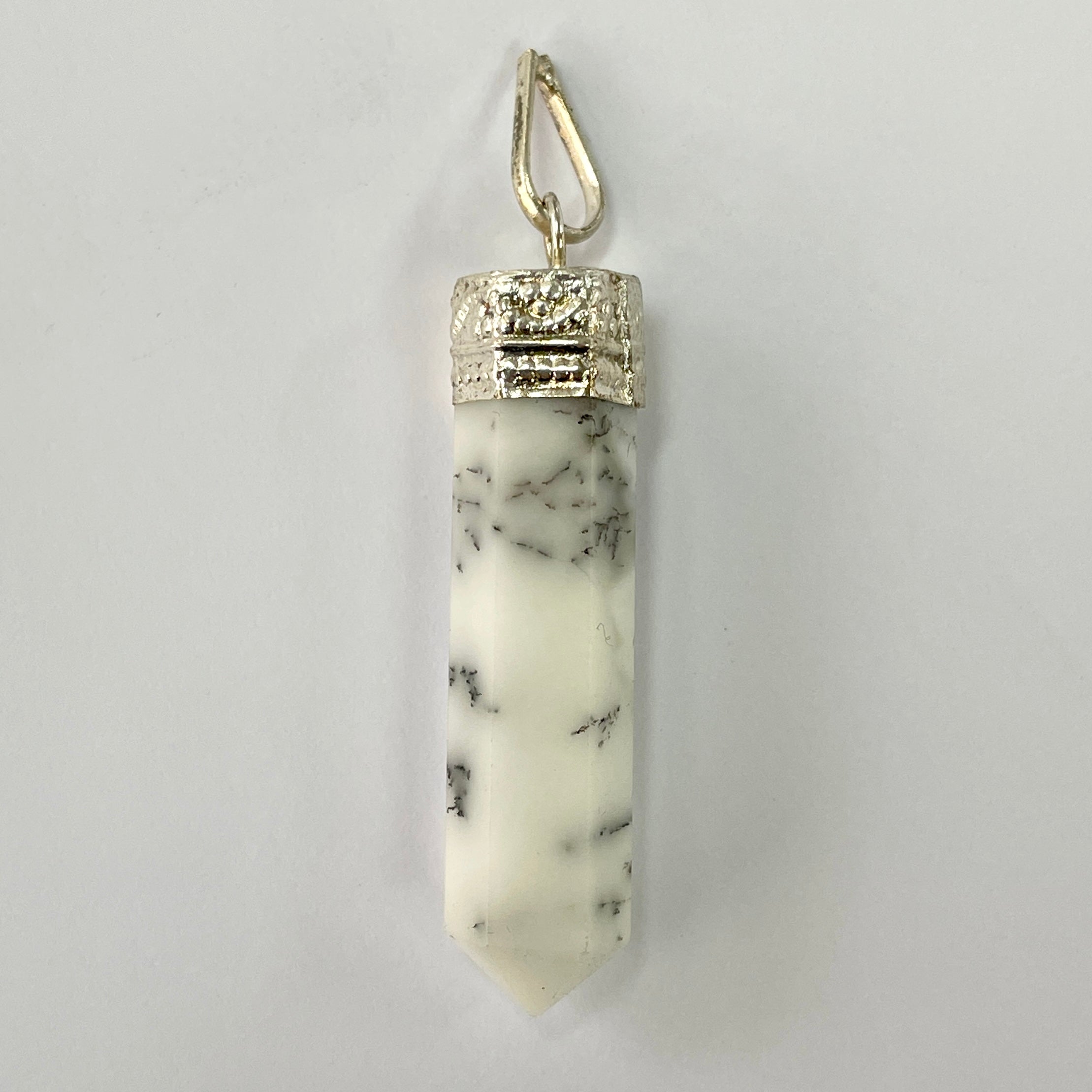Dendritic Jasper Cap Point Pendant