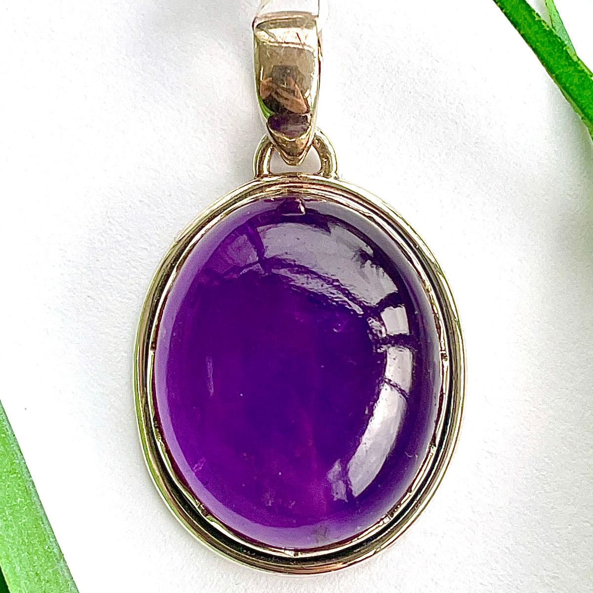 Amethyst St.Silver Pendant - SP177