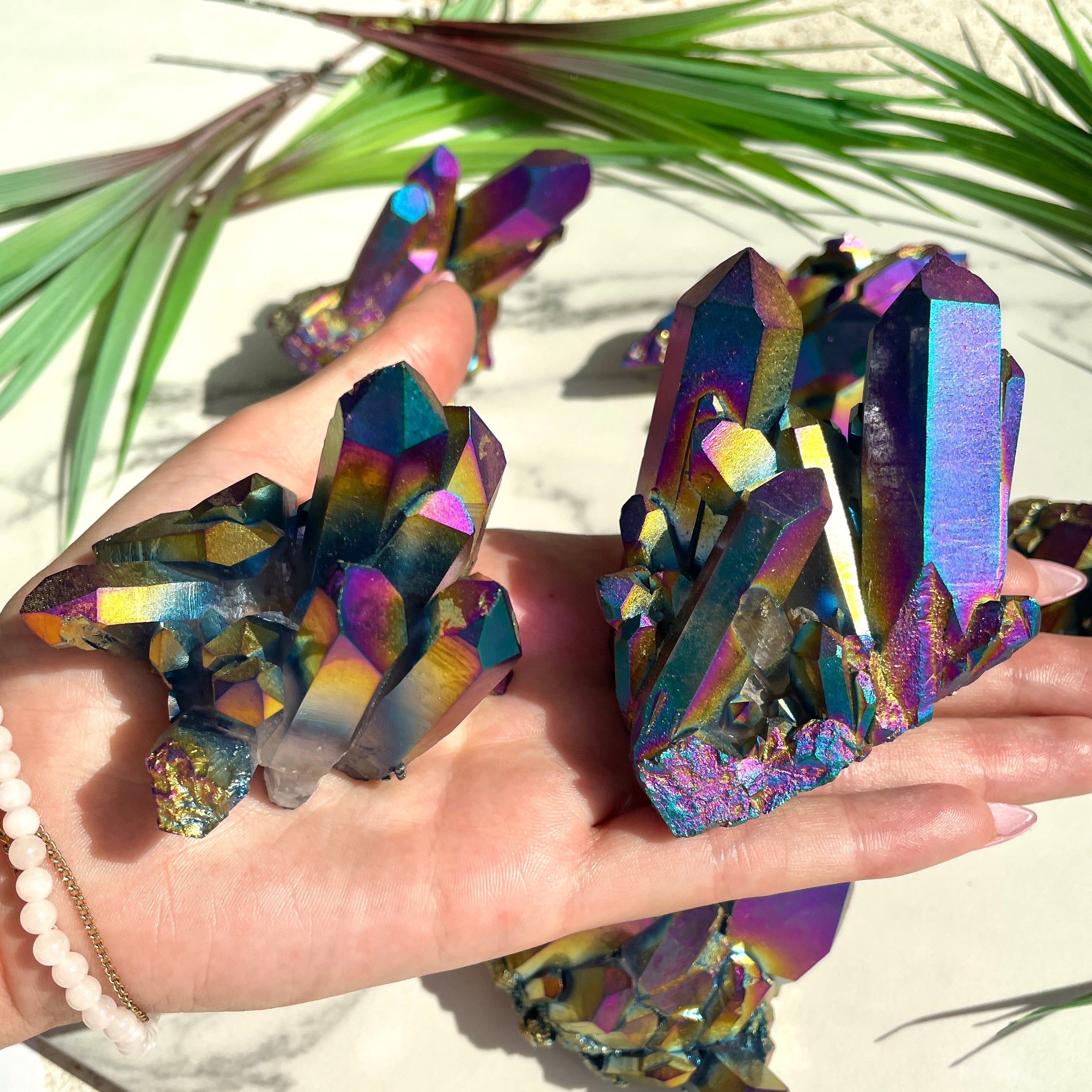 Titanium Aura Cluster - 1pc
