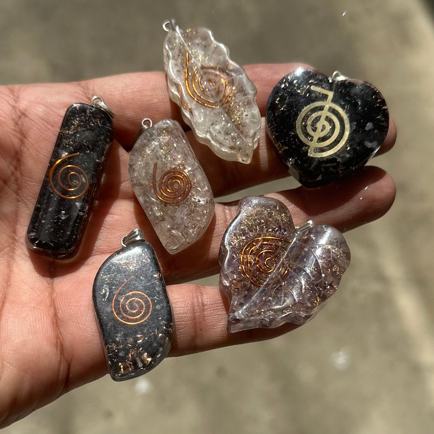 Orgonite Mix Pendants-20pc