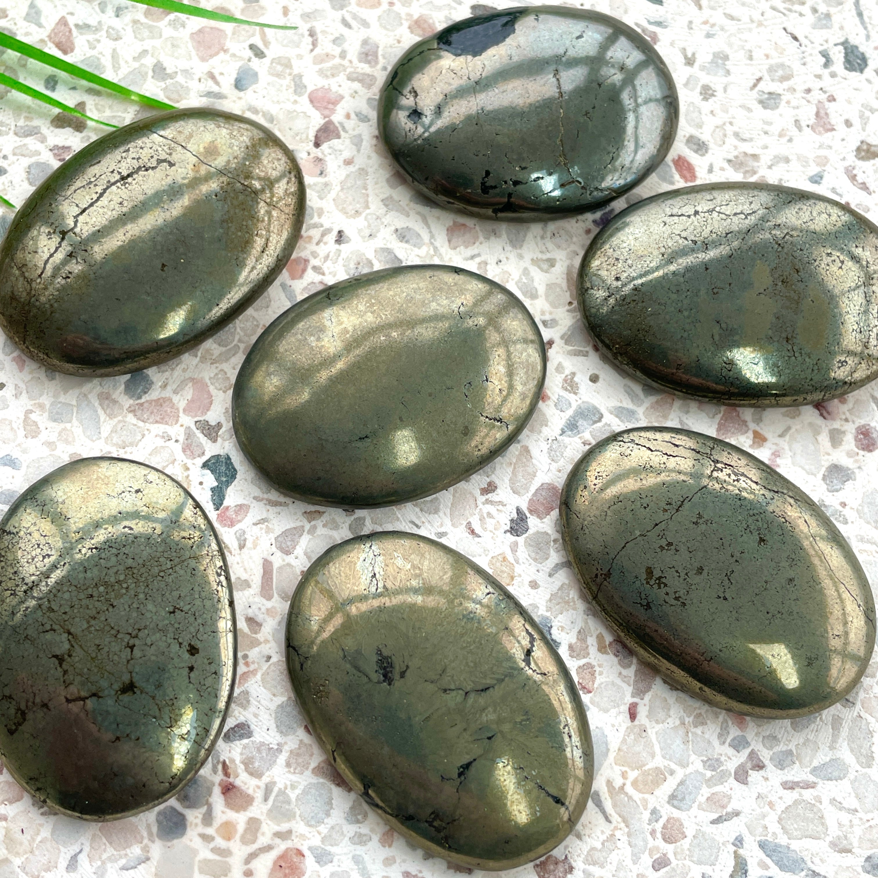 Pyrite Palm Stone (IN)