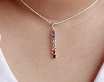 Sterling Silver Pendant - Chakra - Straight SM