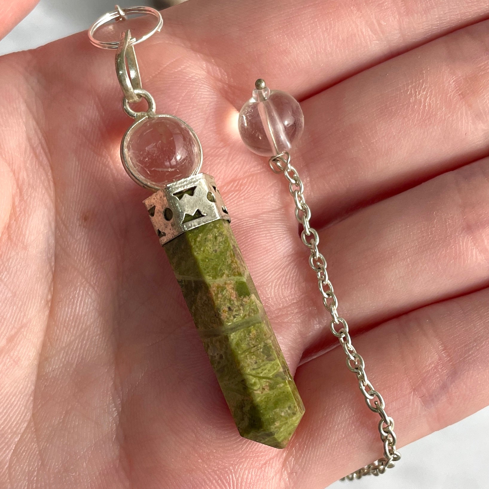 Unakite Ball Point Pendulum