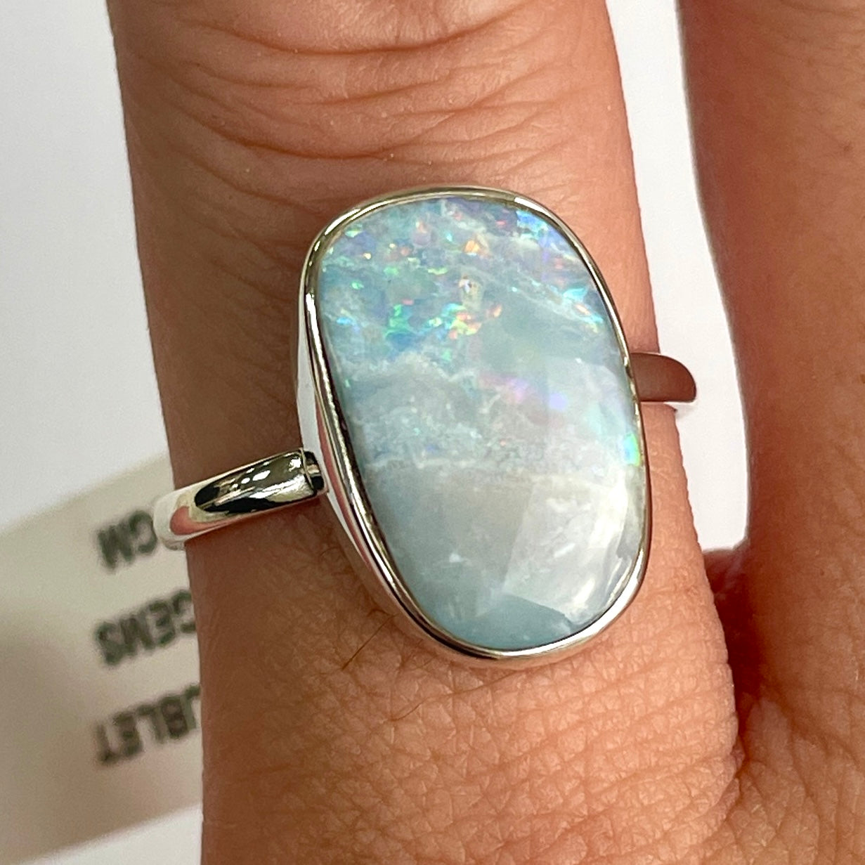 Opal Sterling Silver Ring - OR2
