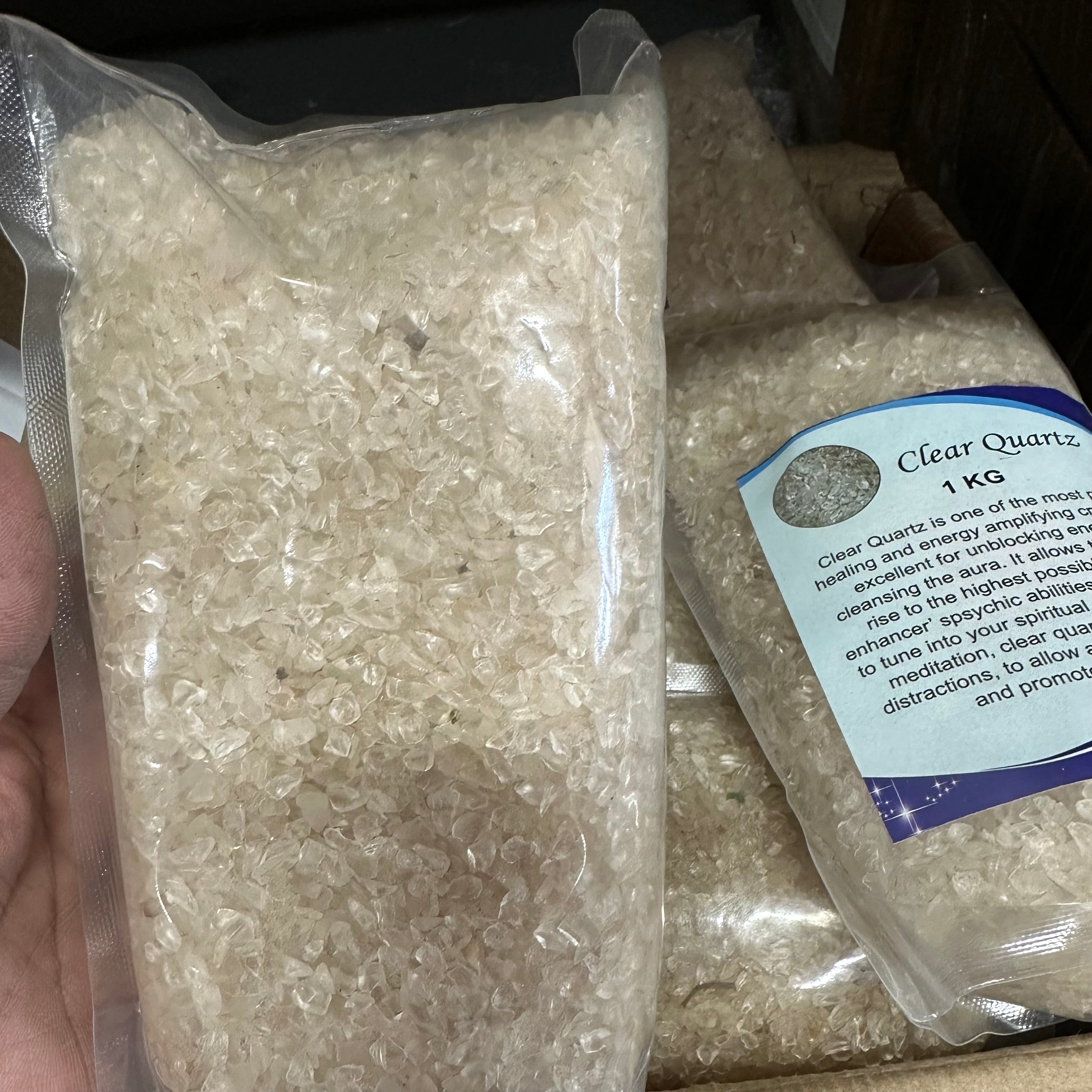Clear Qtz-Chips-1KG-(IN) -“B”