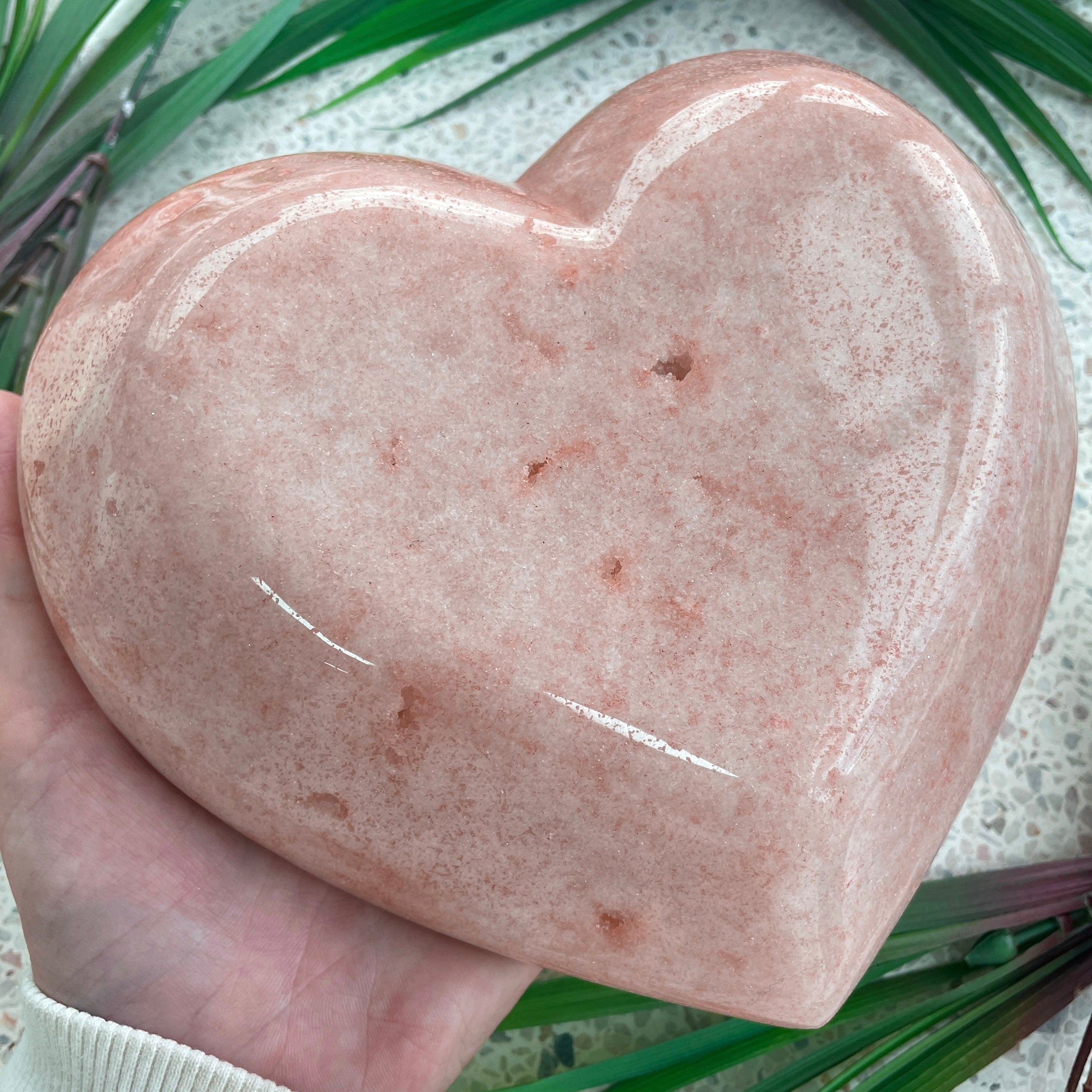 Pink Amethyst Heart Bowl - P23