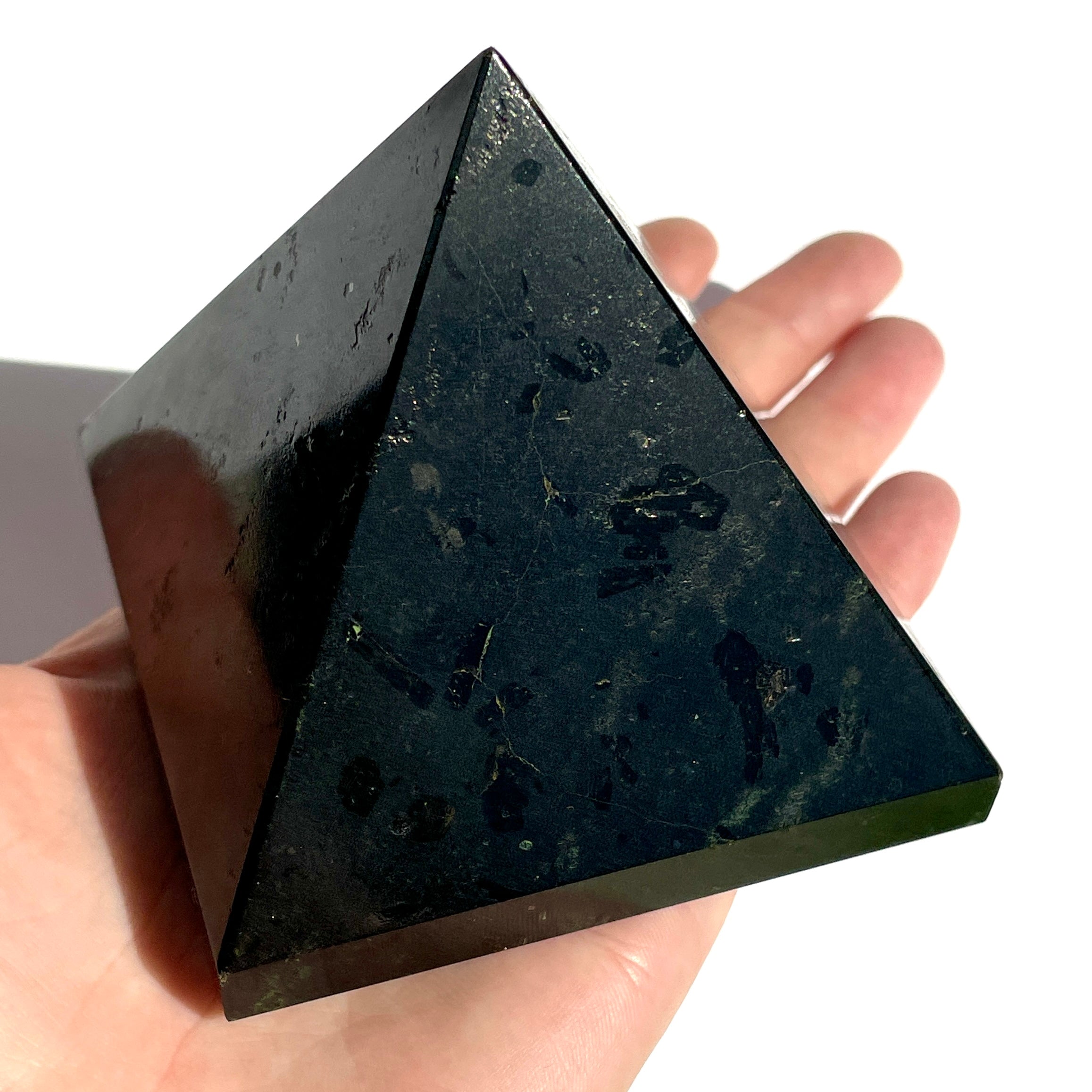 Black Tourmaline Pyramid - 7cm