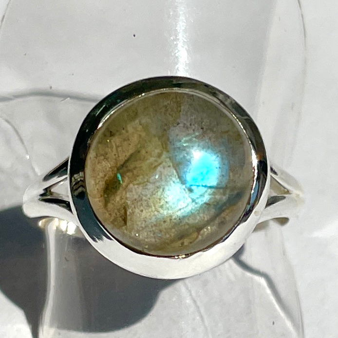 Labradorite St.Silver Ring - SR14 Size 9