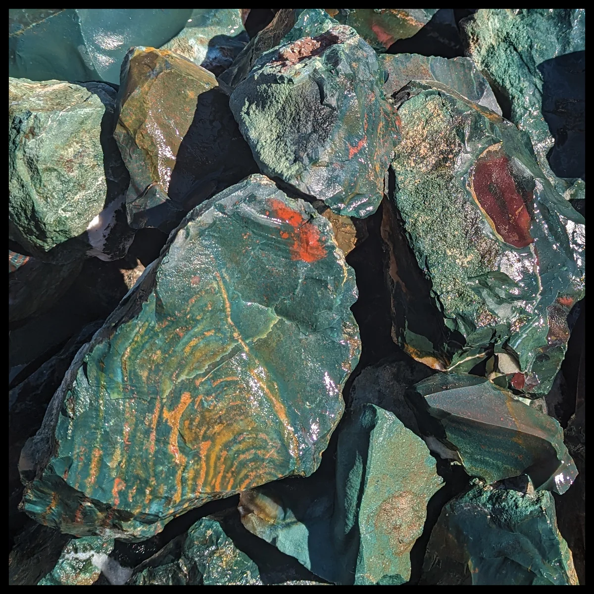 Bloodstone Rough - 1pc Large (9-15cm)