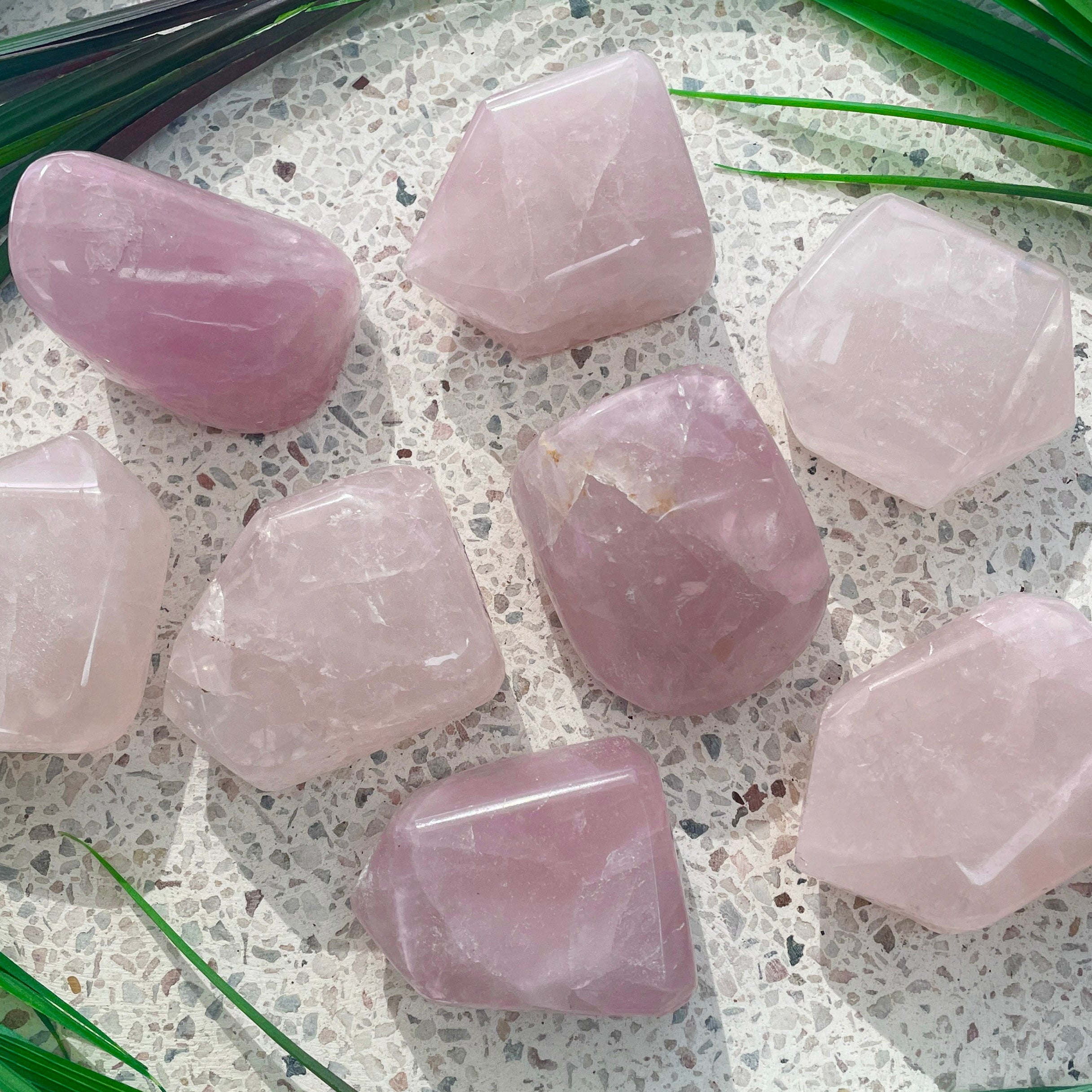 Rose Quartz Freeform MED - 1pc