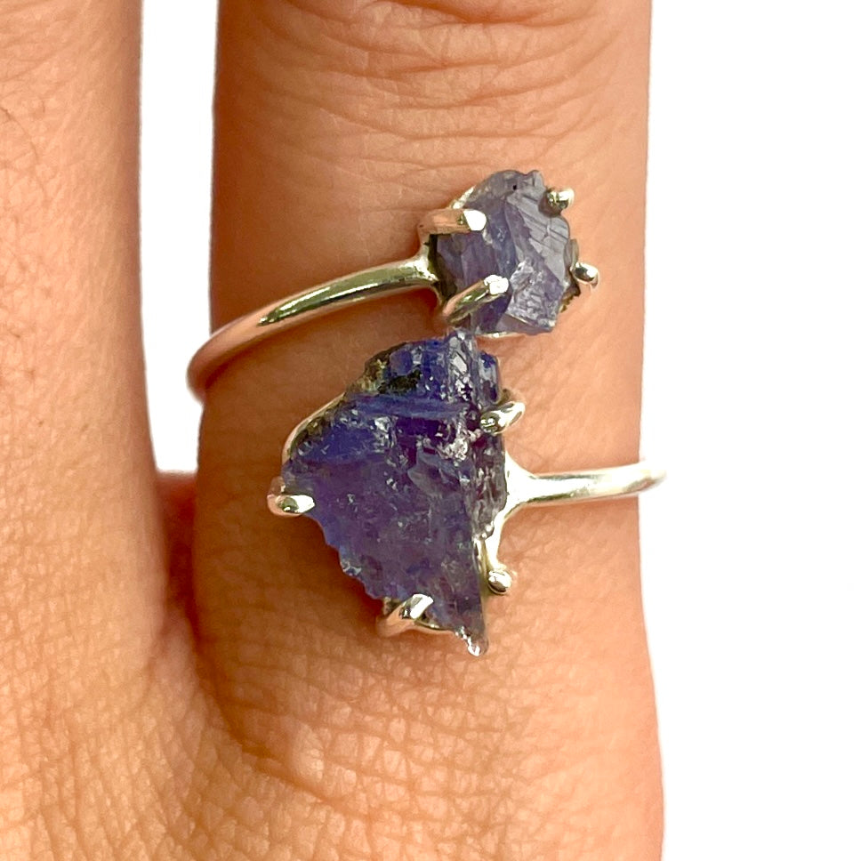 Iolite Double - St.Silver Ring