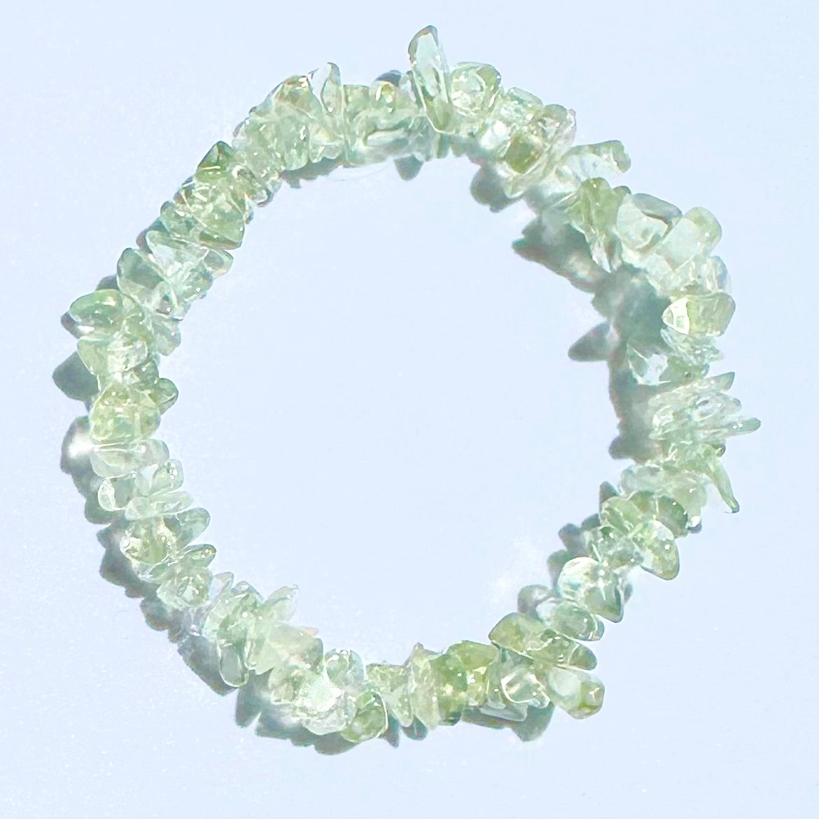 Green Amethyst - Chip Bracelet (IN)