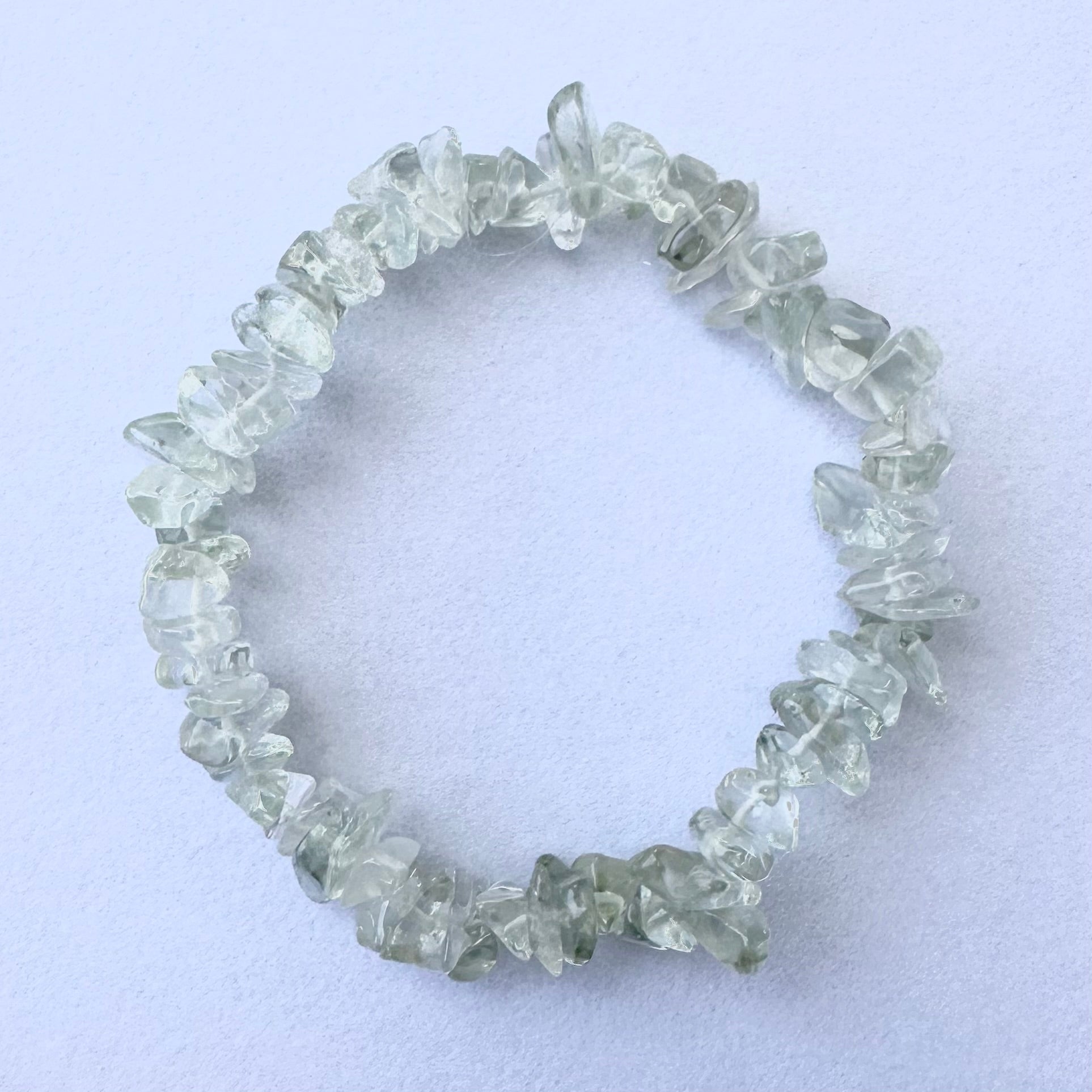 Green Amethyst - Chip Bracelet (IN)