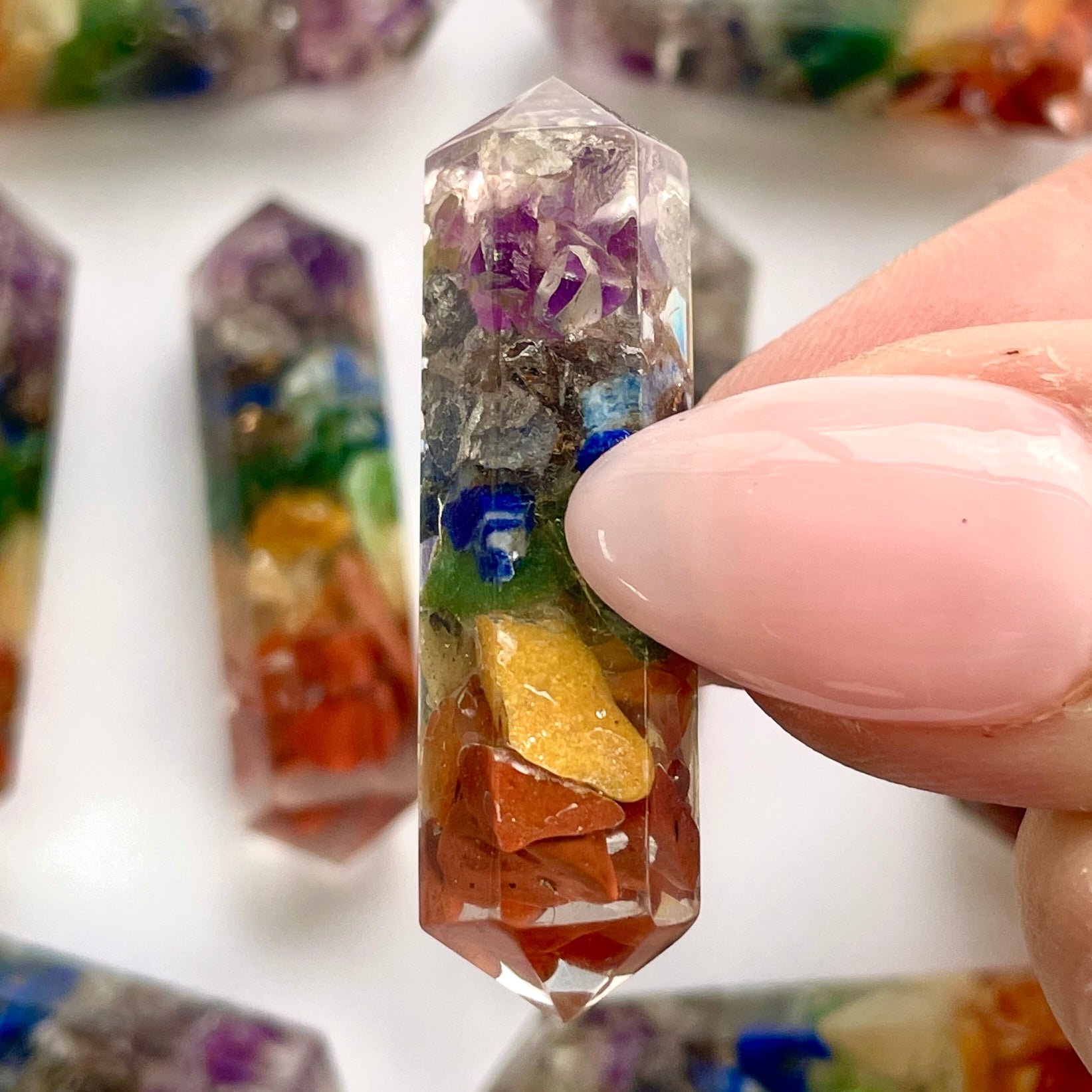 Orgonite Chakra DT Wand Mini
