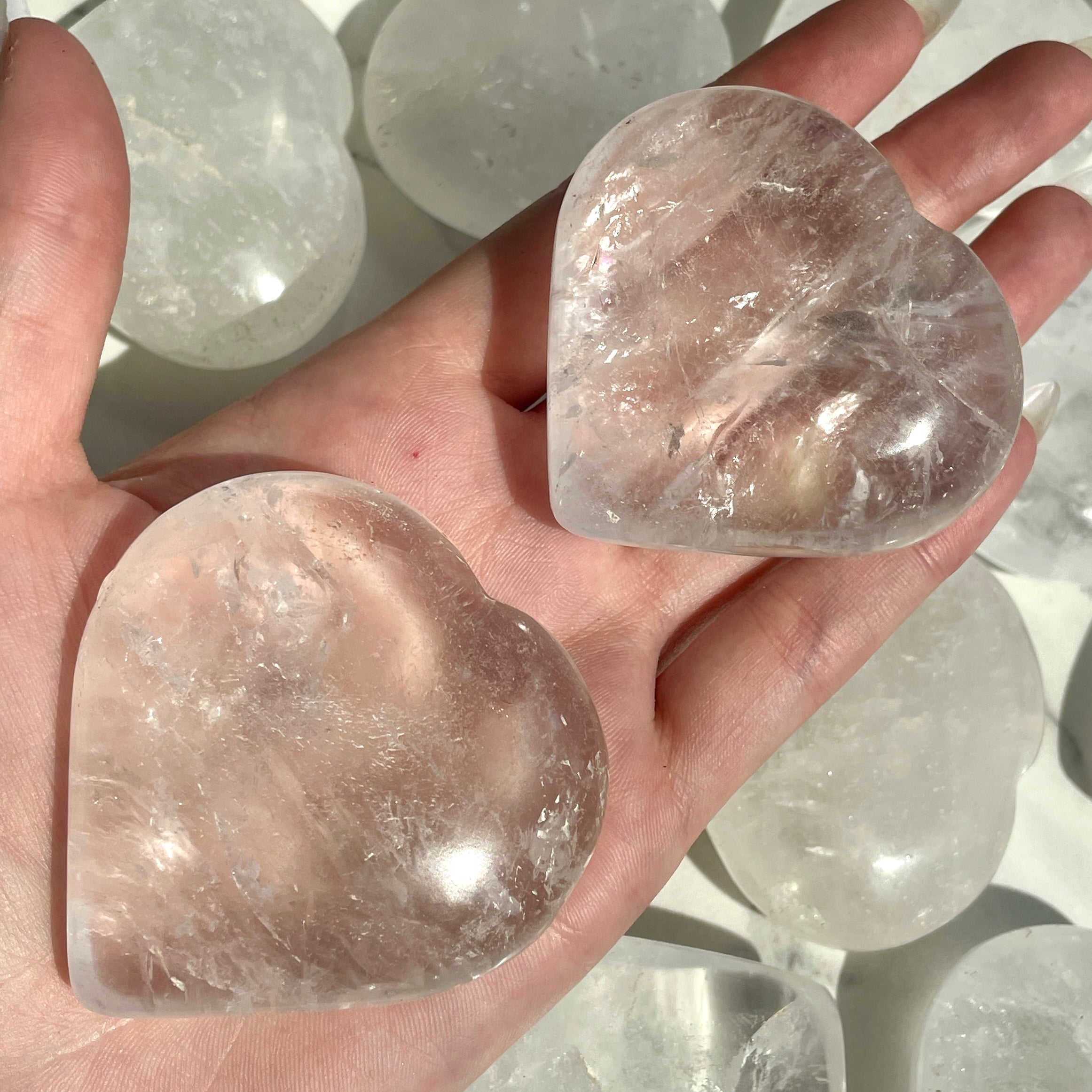 Clear Quartz Heart 5-6cm (IN)