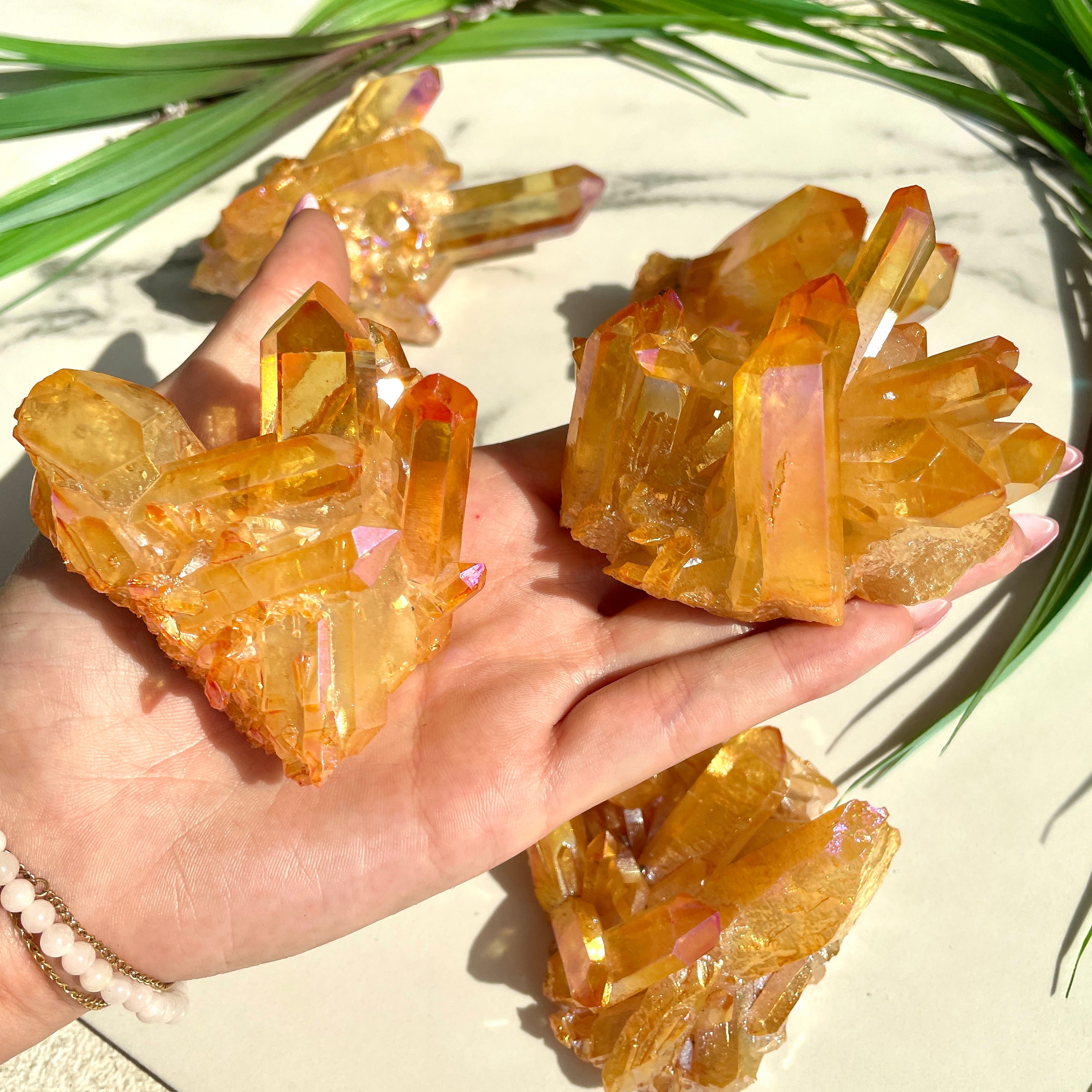 Yellow Aura Cluster - 1pc