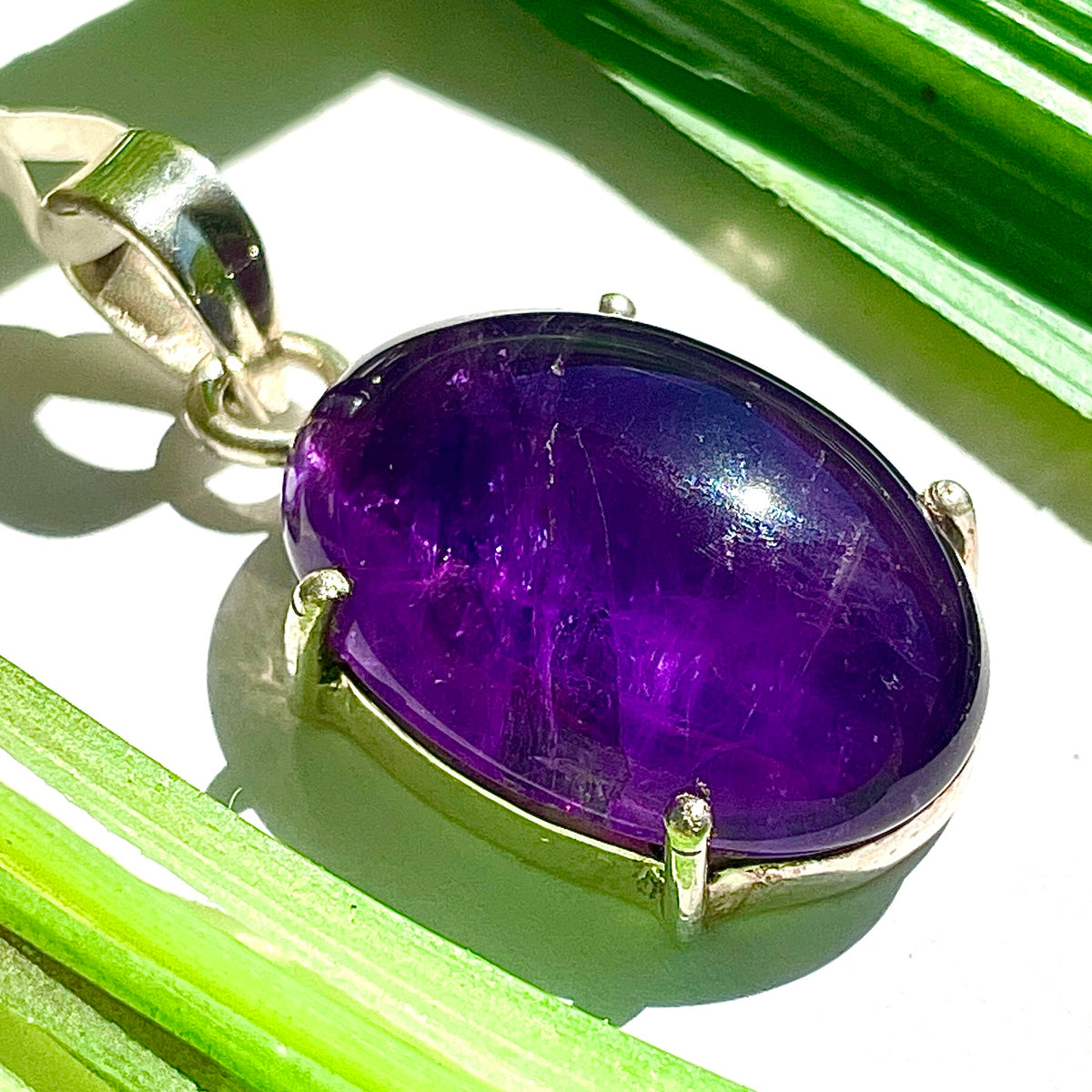Amethyst St.Silver Pendant - SP184