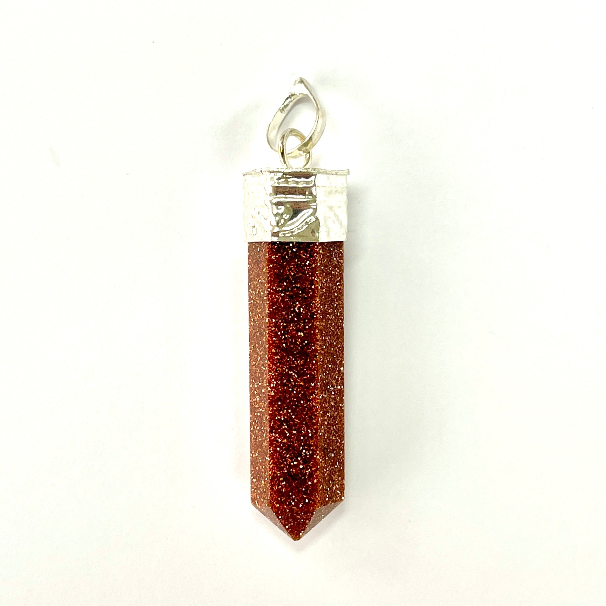 Red Goldstone - Cap Point Pendant
