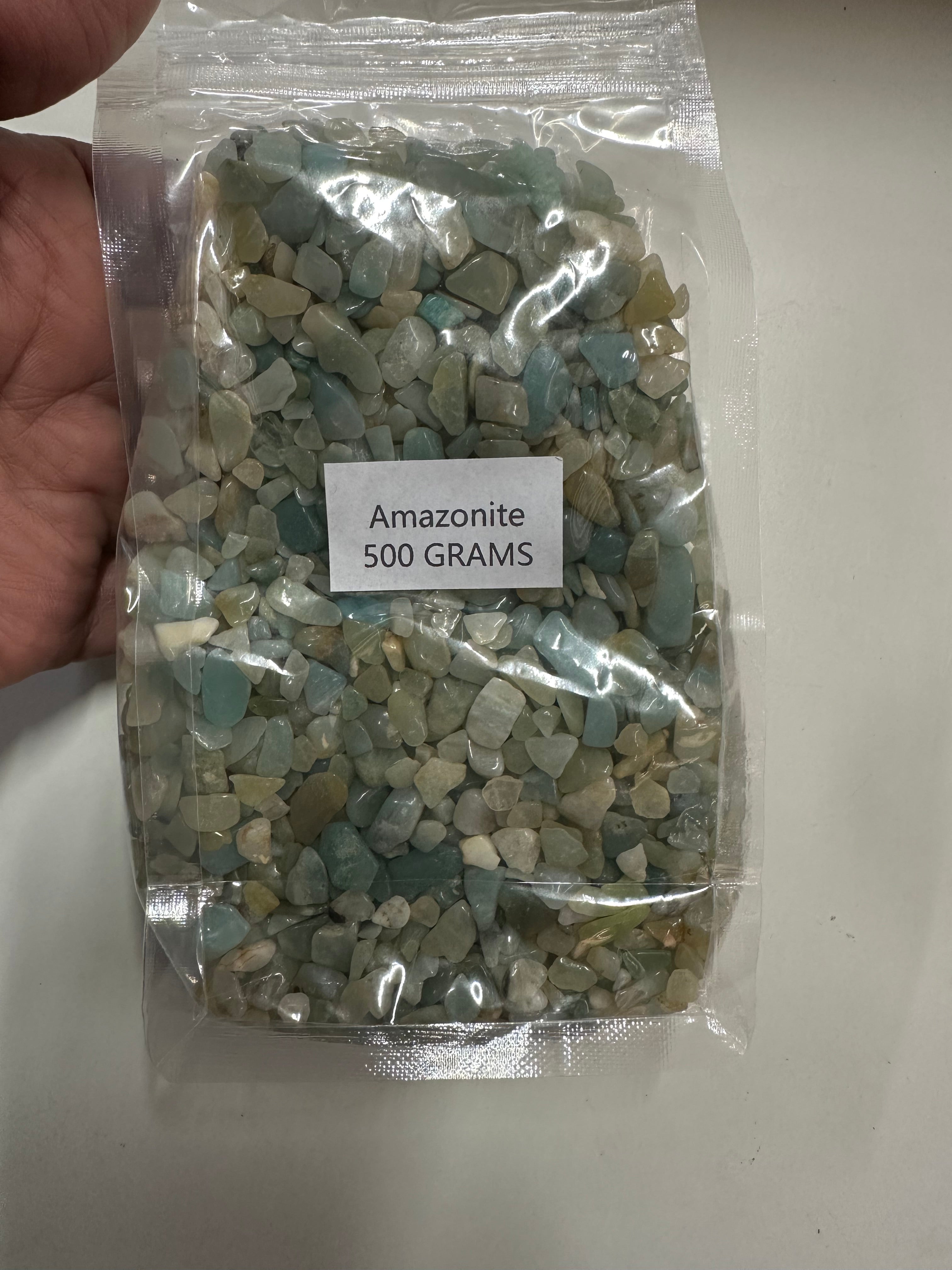 Amazonite Chips - 500gm
