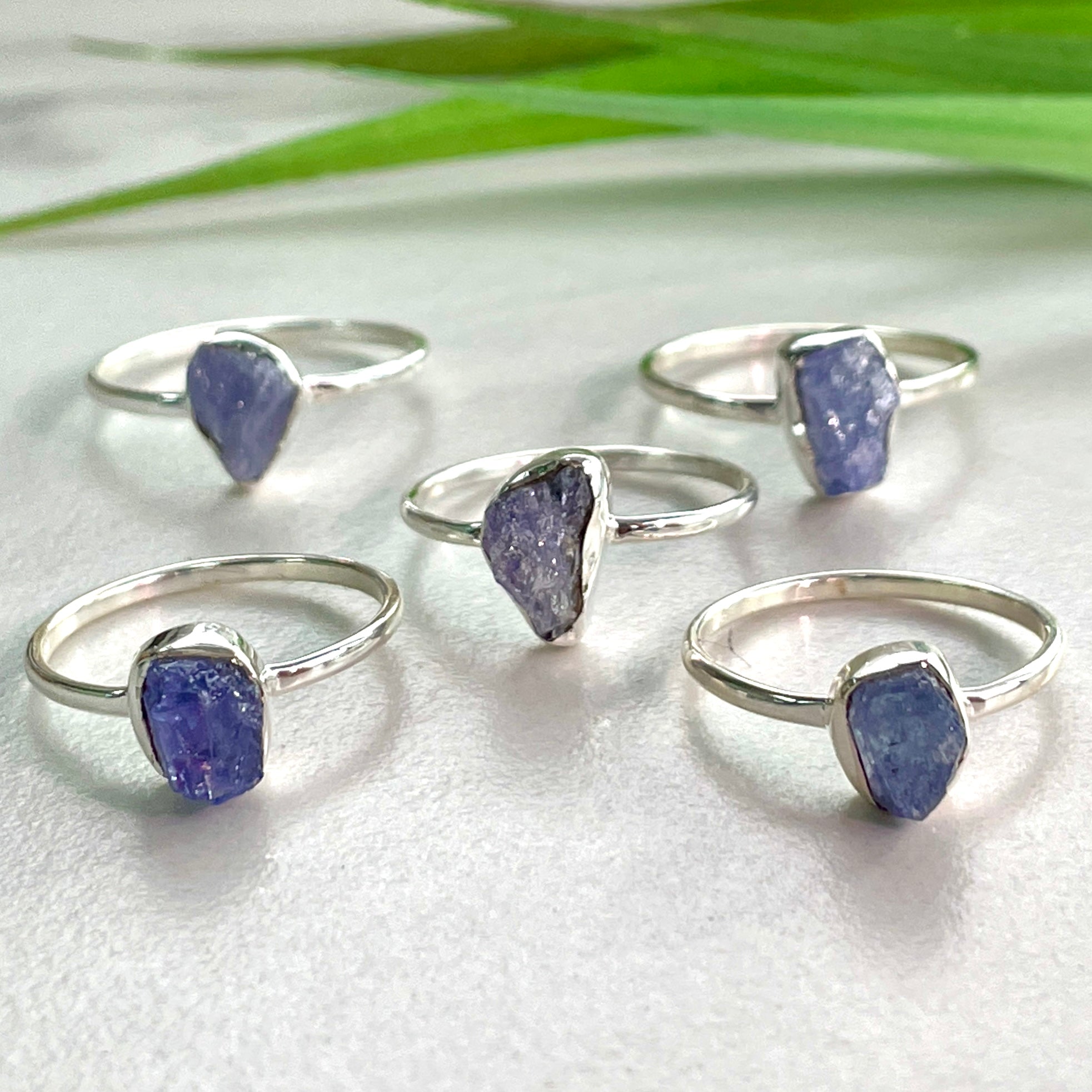 Iolite - Rough - St.Silver Ring