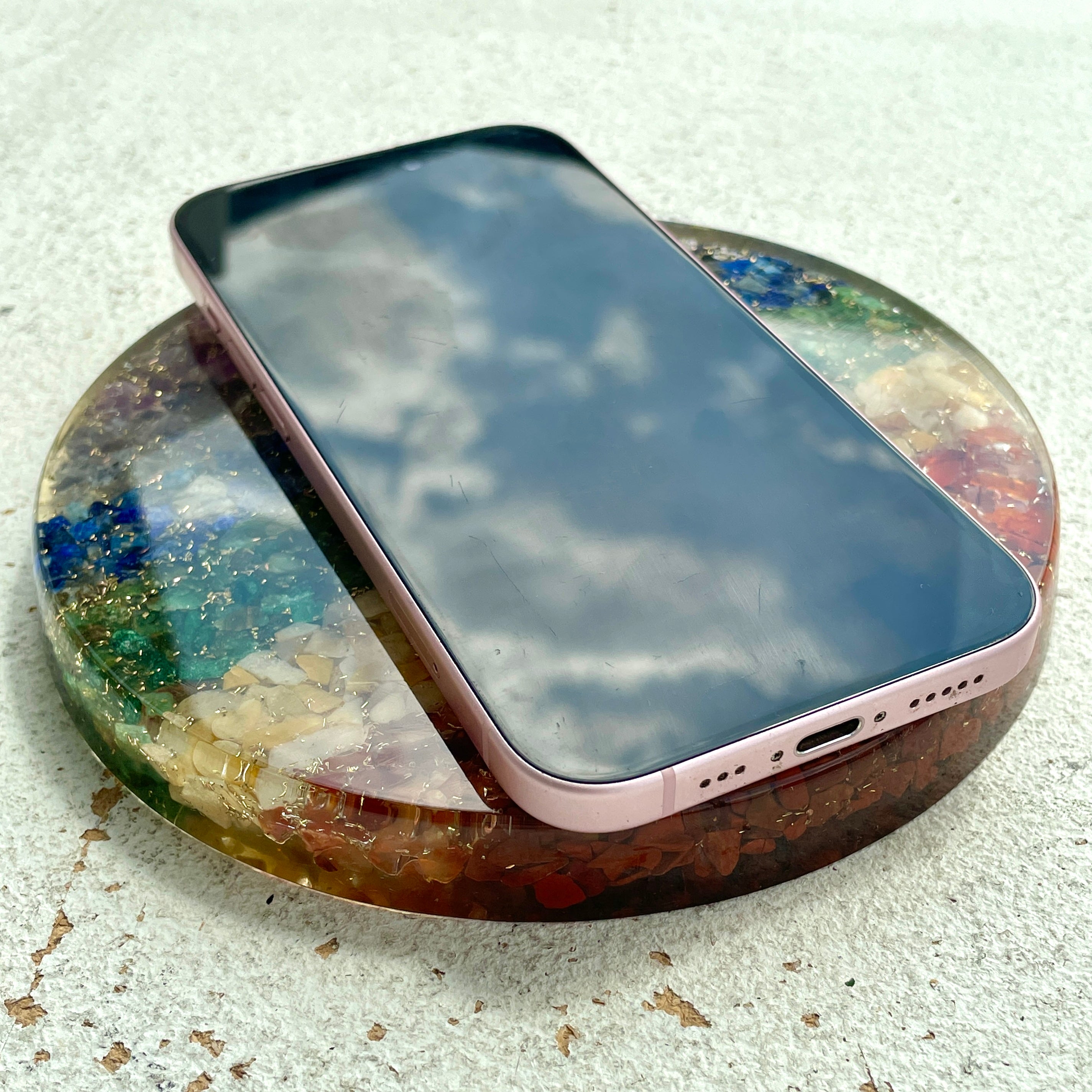 Orgonite Chakra Plate 14cm