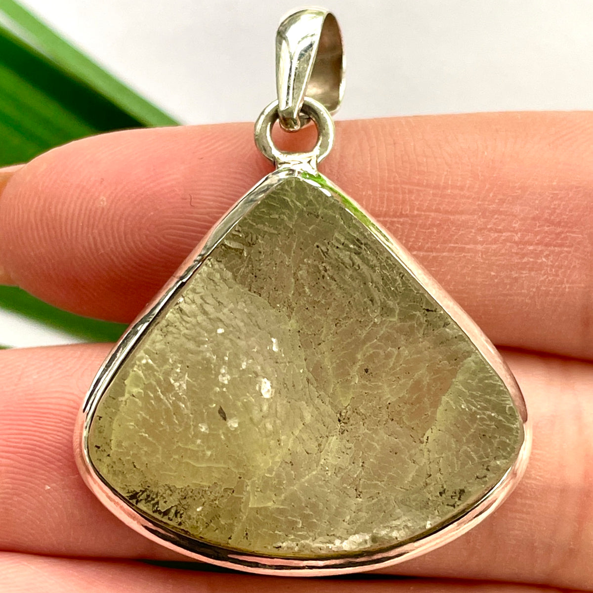 Prehnite St.Silver Pendant - SP175