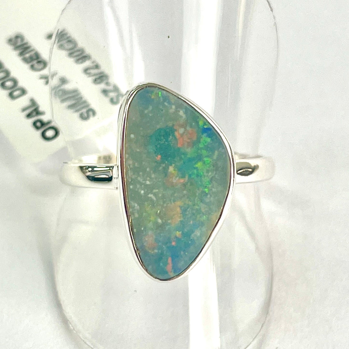 Opal Sterling Silver Ring - OR3