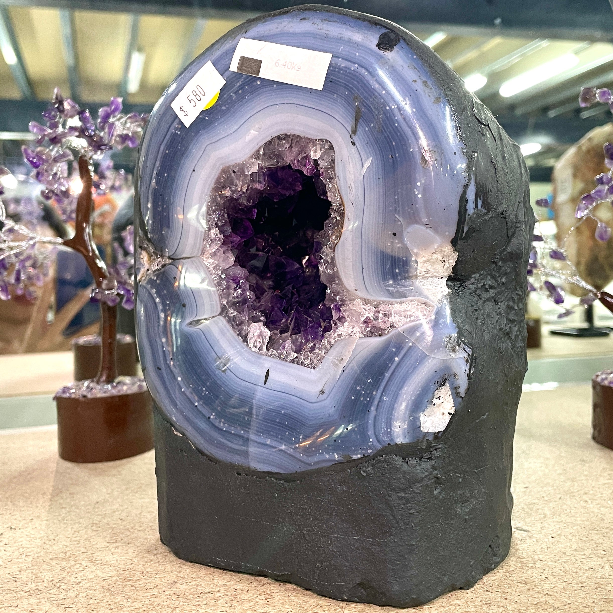 Amethyst & Agate Geode Cave - 90