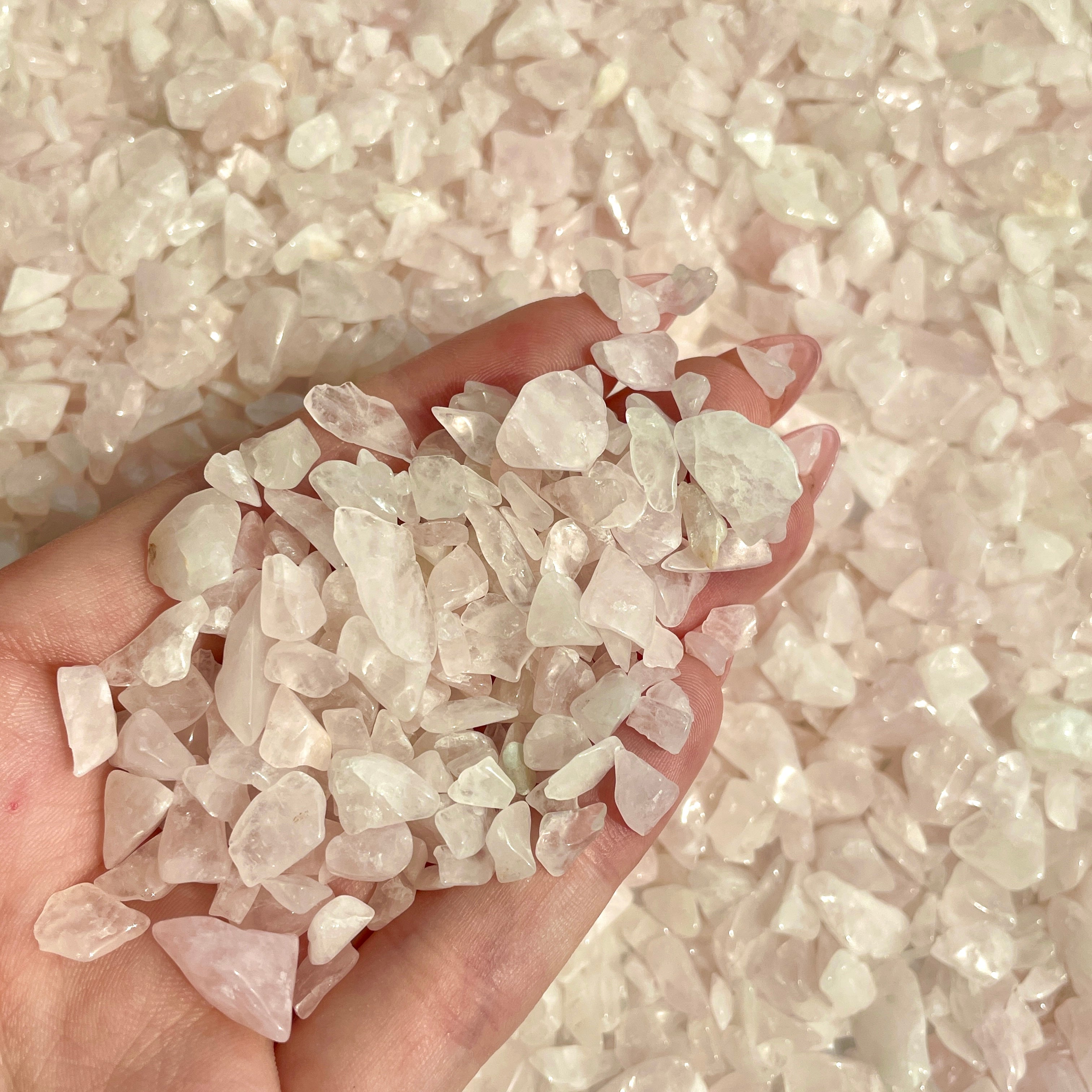 Rose Quartz Chips 100g (IN)