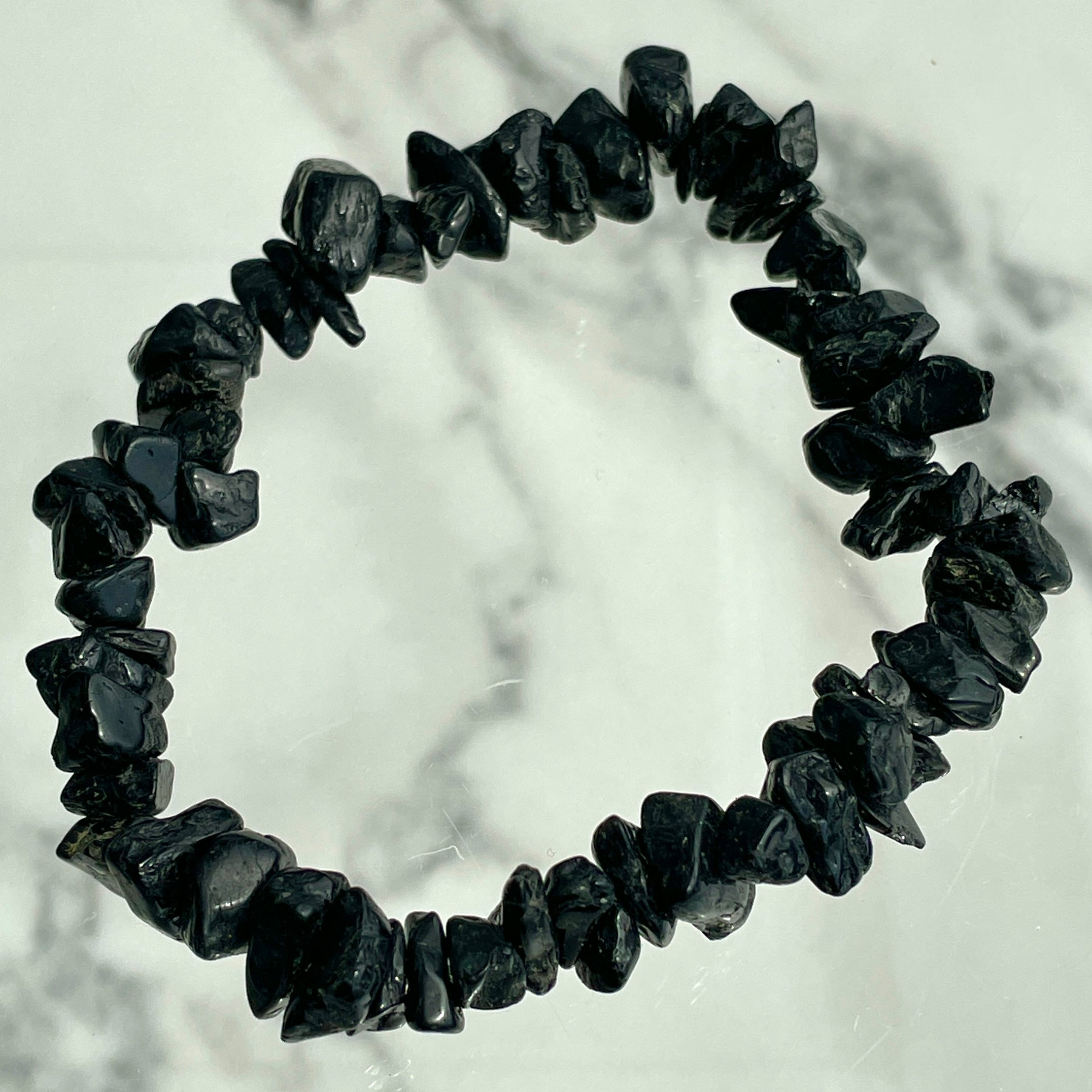 Black Tourmaline Chip Bracelet (IN)