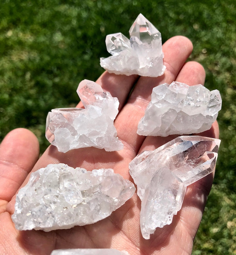 Clear Qtz Cluster-1pc - 3-5cm