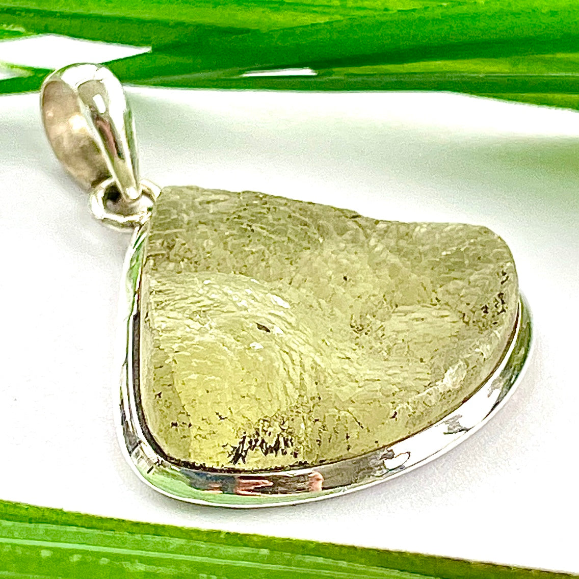 Prehnite St.Silver Pendant - SP175