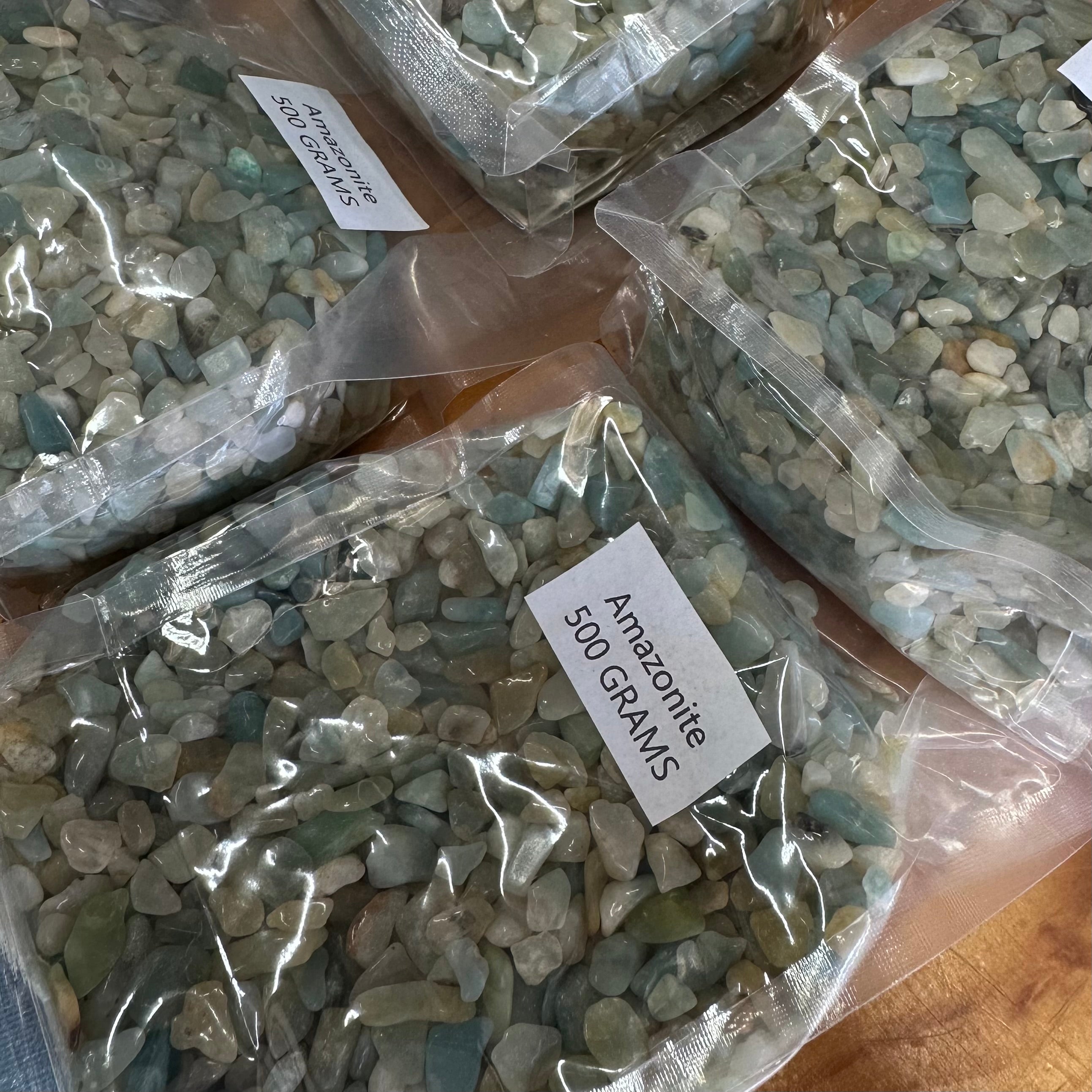 Amazonite Chips - 500gm