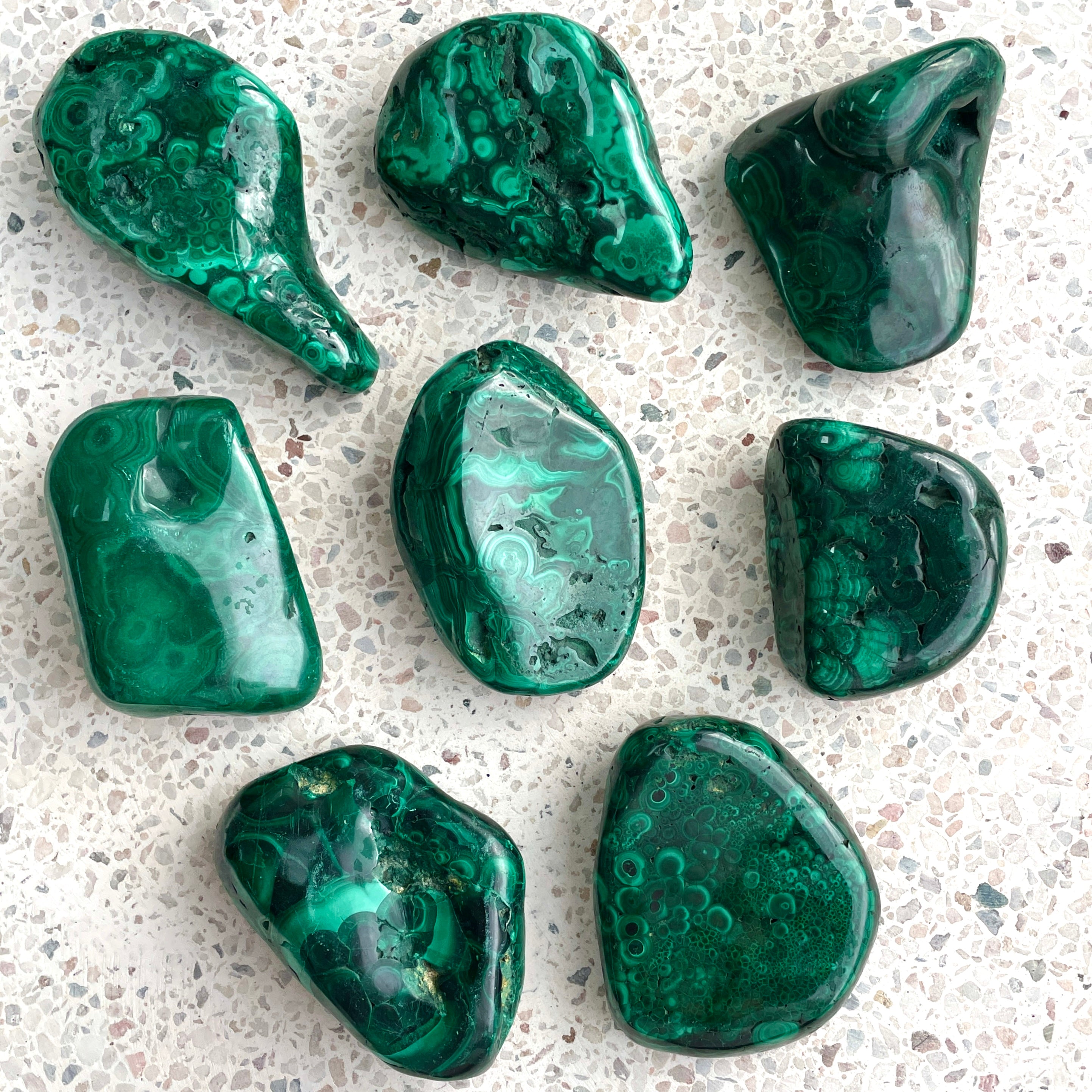 Malachite Polished Slab - 1pc