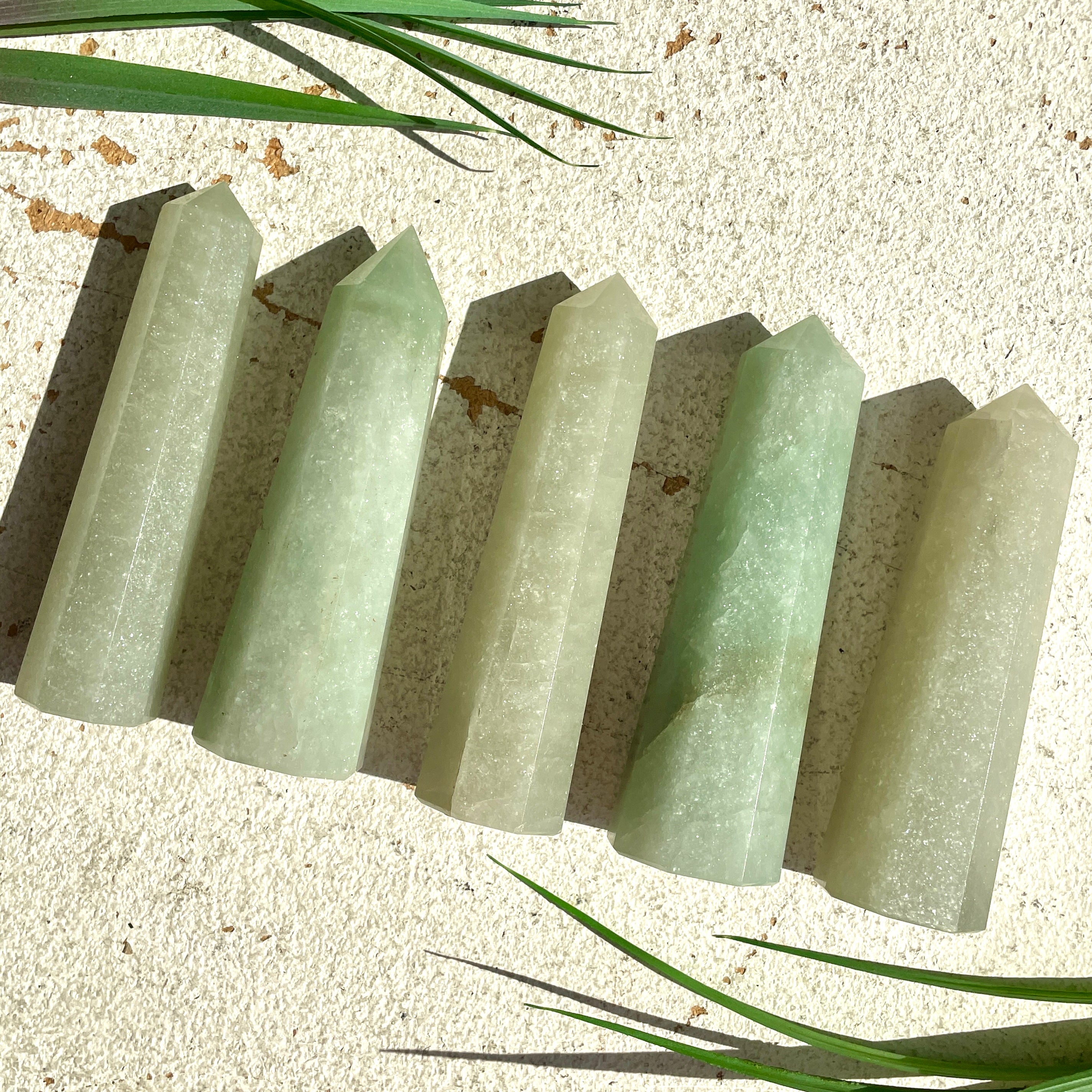 Light Green Aventurine Generator 10cm