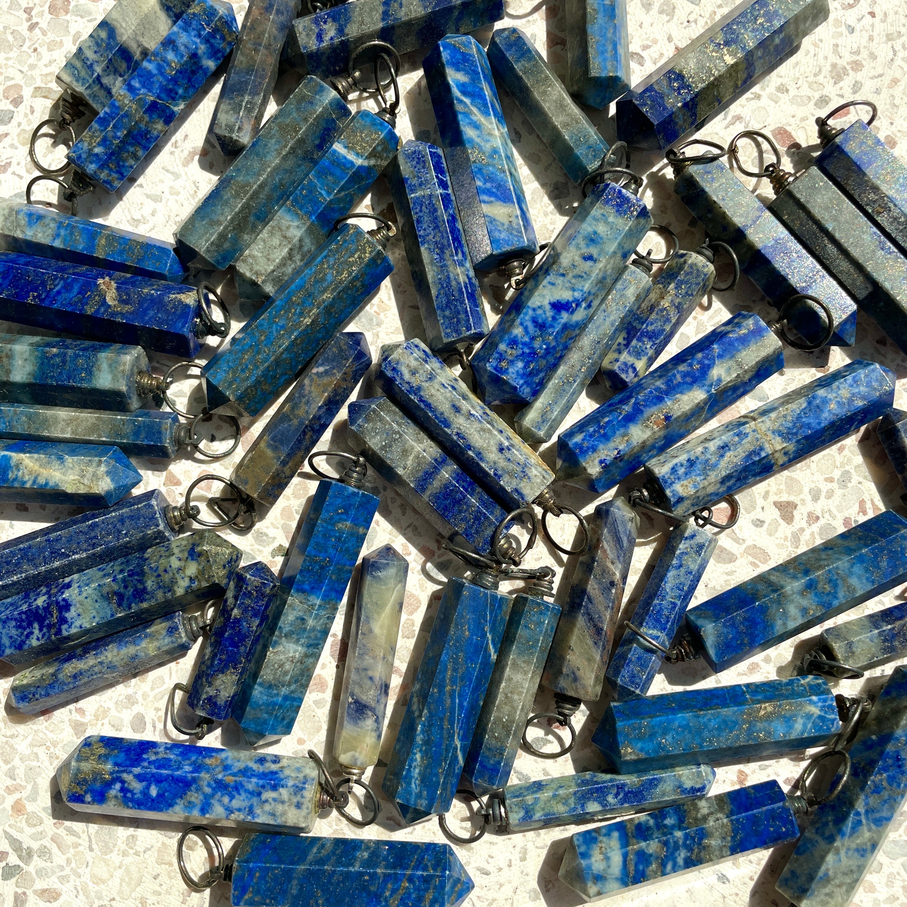 Lapis Lazuli Point Pendant