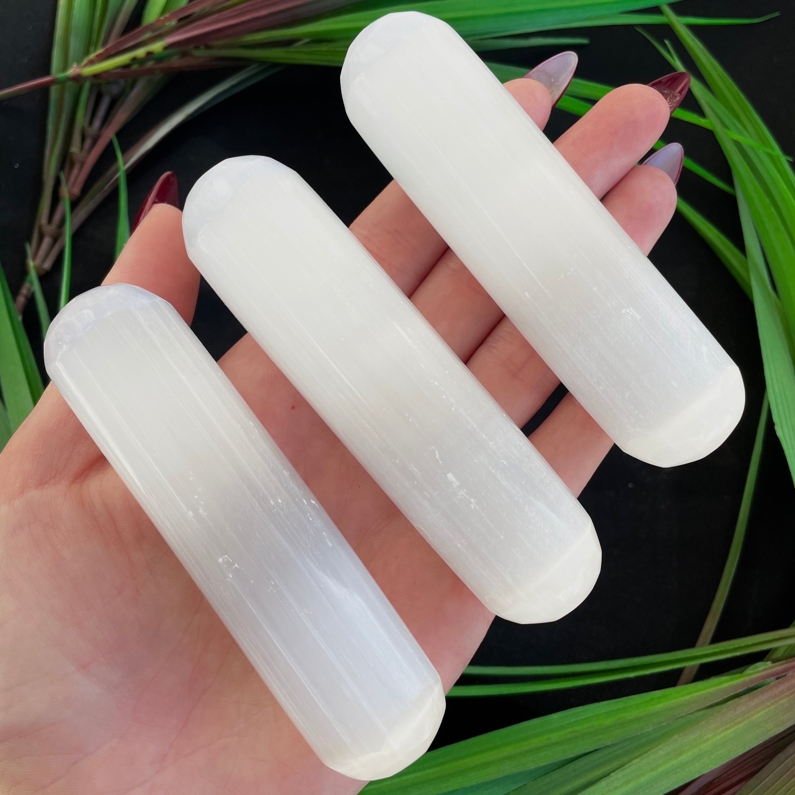 Selenite Wand - Rounded - 9cm