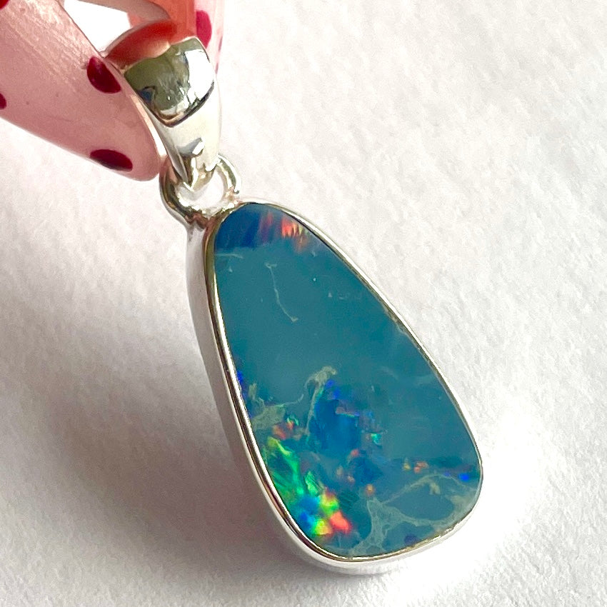 Opal (AUS Natural) St.Silver925 Pendant - OP12